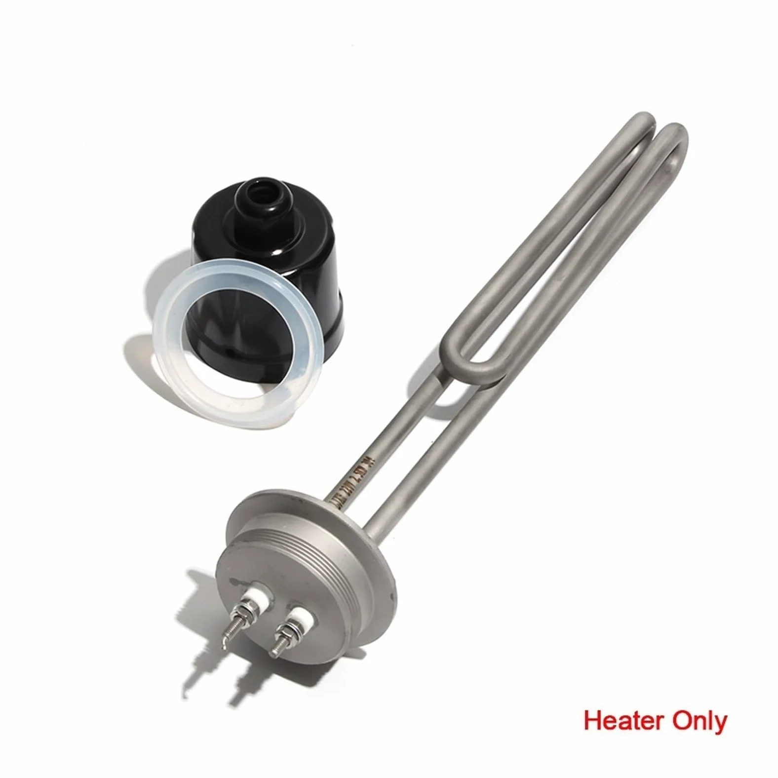 2-calowy Potrójny Zacisk OD 64 Mm Grzałka Zanurzeniowa Z Kołnierzem 2,5 KW / 3, Zakrzywiony U Elektryczny Element Grzejny Do Parzenia Wody Szybkie Nagrzewanie(A,2500W)