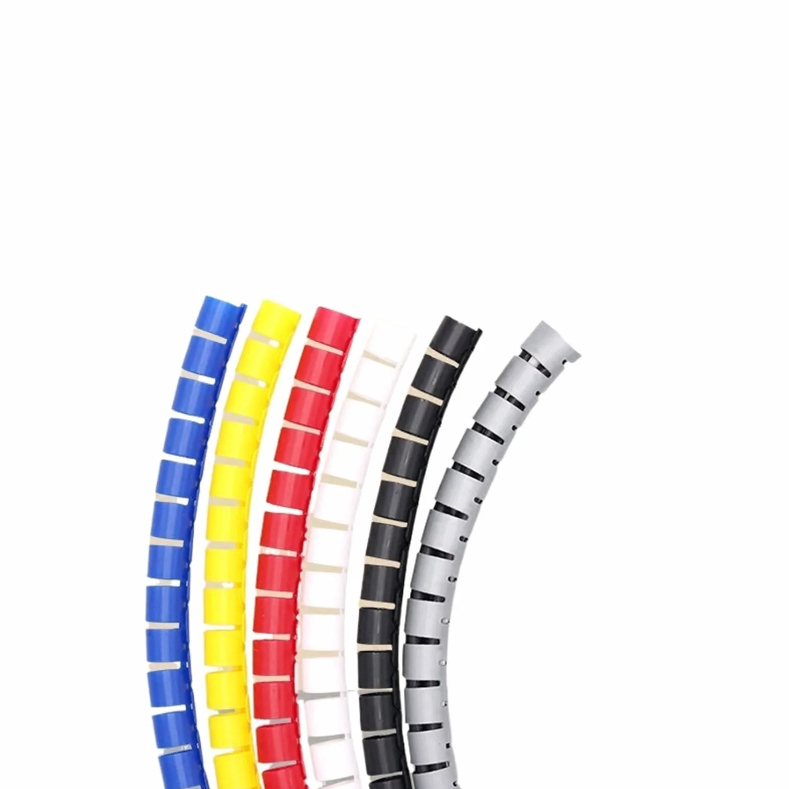 Osłona ochronna kabla, 1 szt. 30mm 35mm średnica rury spiralna linia kablowa spiralny nawijający przewód organizator rur(Green,30mm 5 Meters)