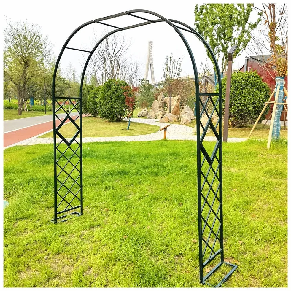 HASMI Łuk ogrodowy altana rama zielona 340 x 270 cm