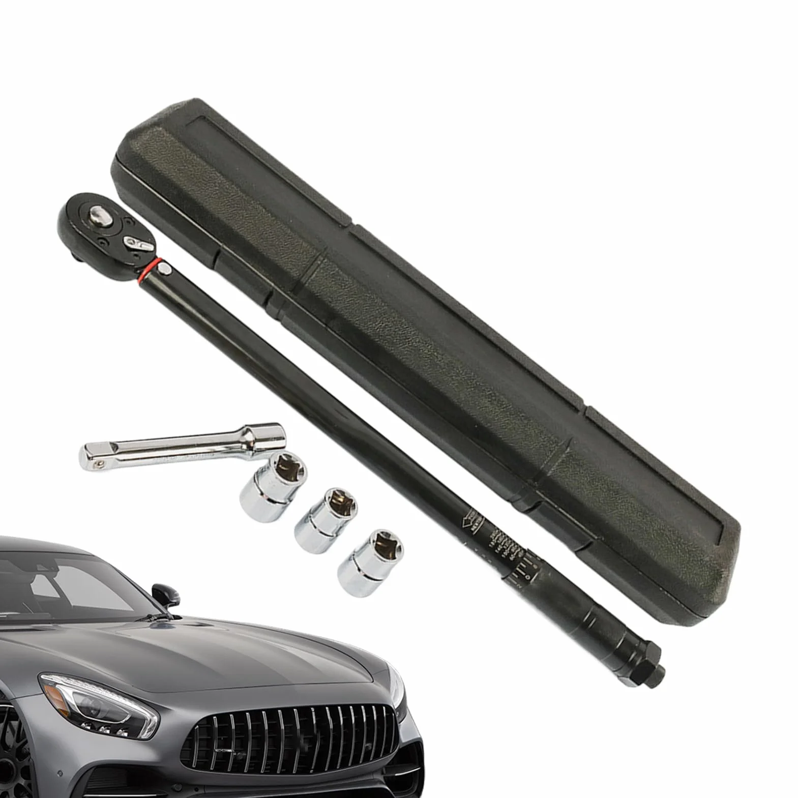 Klucz dynamometryczny 1/2 Ergonomiczne regulowane narzędzia mechaniczne | Klucz dynamometryczny zapadkowy Dla mechaników samochodowych i inżynierów