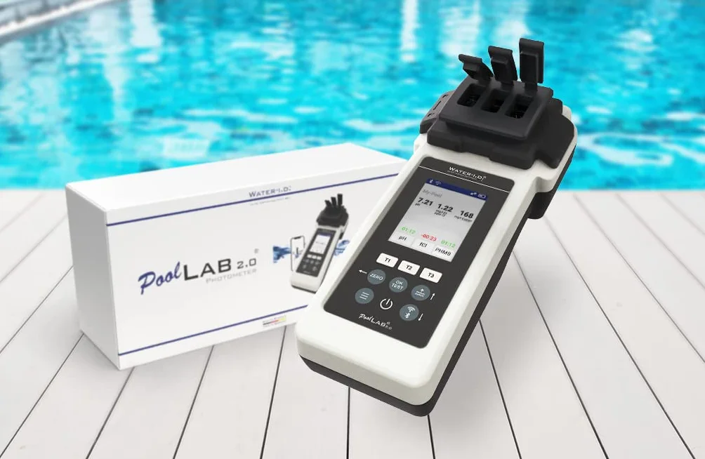 PoolLab 2.0 elektroniczny tester wody Bluetooth WiFi 24 wartości basen 70 tabletek testowych