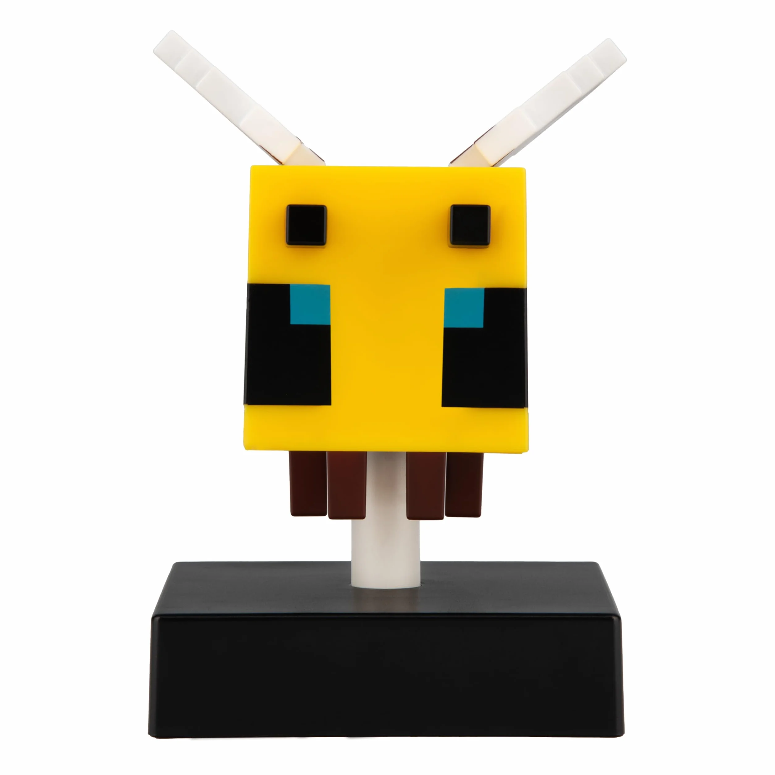 Paladone Minecraft Bee Icon Light, podświetlana figurka 11 cm do sypialni lub przestrzeni do gier, miękka świecąca lampa akumulatorowa