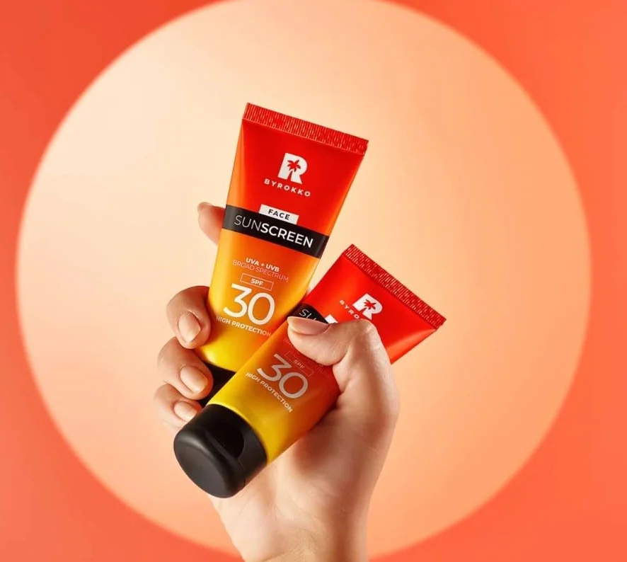 BYROKKO Original Shine Brown Face Sunscreen SPF 30 | Krem przeciwsłoneczny do twarzy | 50 ml | by Cloud.Sales Cosmetics