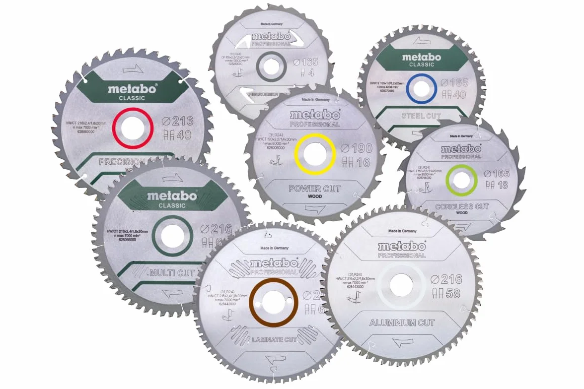 Metabo Brzeszczot Precision Cut Wood – Classic, 216 x 2,4/1,8 x 30, Z40 WZ 5° neg. – 628060000 – brzeszczot do czystego cięcia miękkiego i twardego drewna