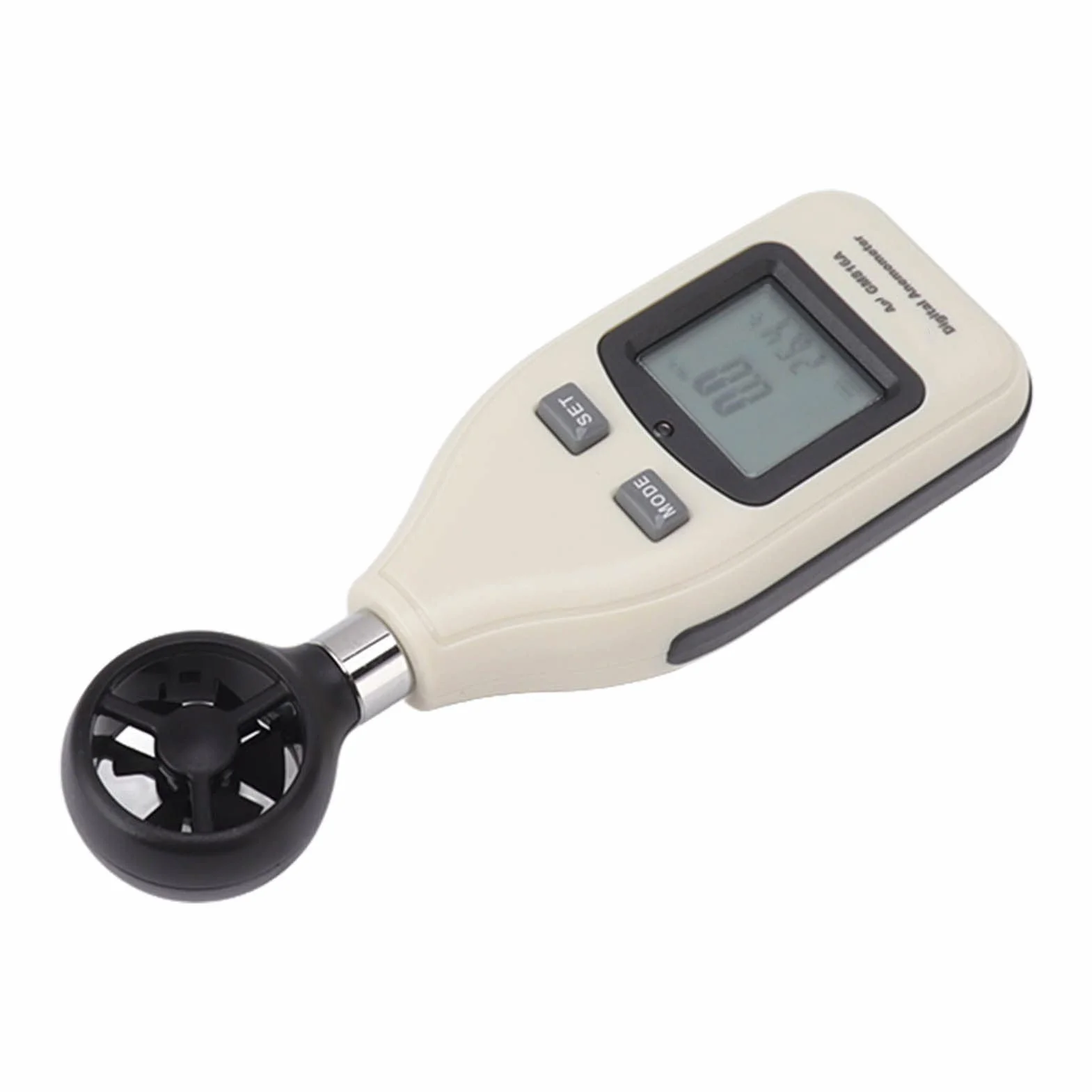 Cyfrowy anemometr LCD - przenośny miernik prędkości i temperatury wiatru dla entuzjastów outdooru
