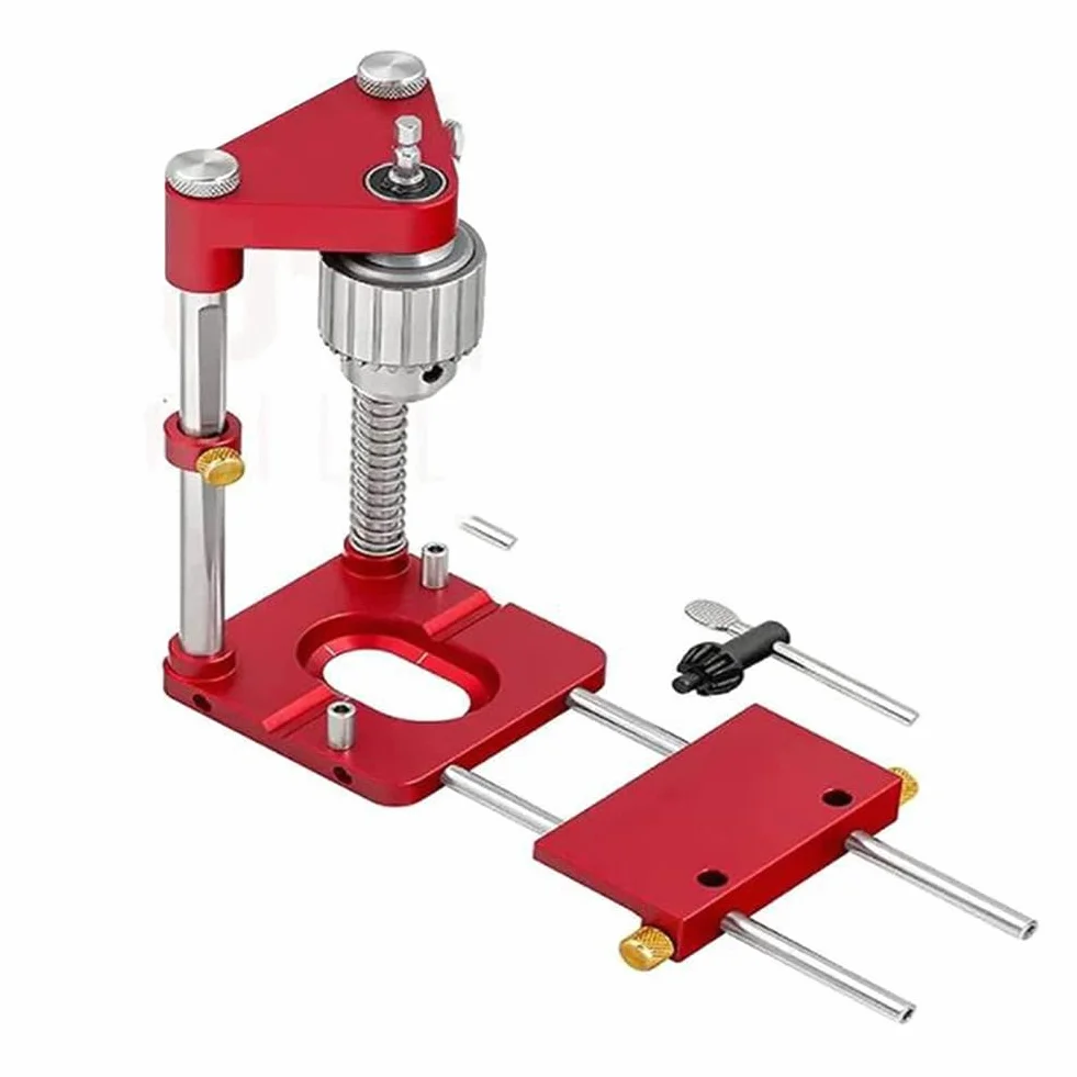 Lokalizator do obróbki drewna, przenośny wiertła do obróbki drewna, urządzenie lokalizujące, prowadnica Punch Locator Drill Guide wiertarka stojak wiertarska wiertarka mate prowadnice wiertnicze Bench Drill Press Stand