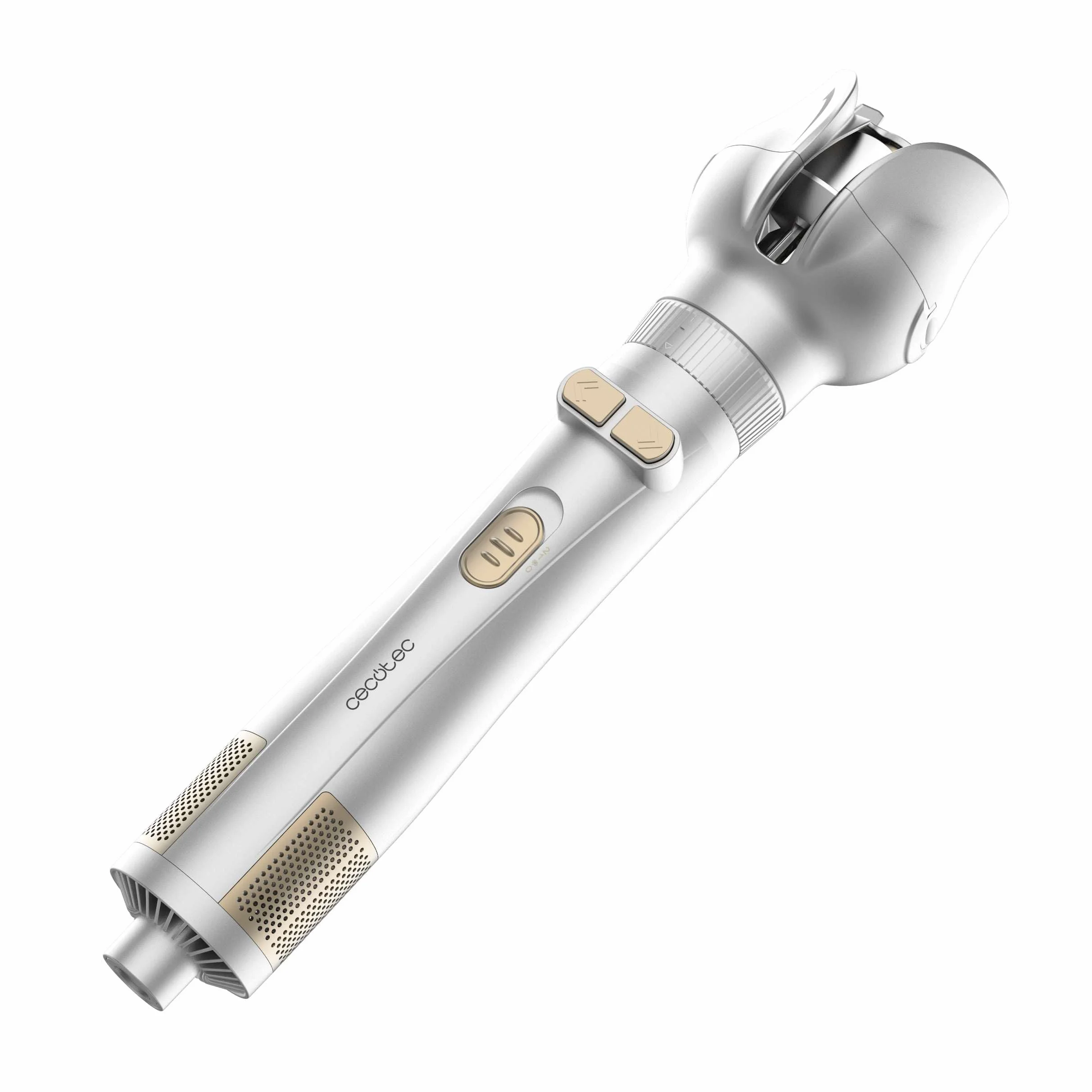 Cecotec CeramicCare 6in1 Gyro obrotowa szczotka dmuchawa. Suszarka do włosów 1100 W, żyroskop obrotowy, 6 wymiennych głowic, zwijana głowica, kabel obrotowy 360°, powłoka ceramiczna anty-Frisottis