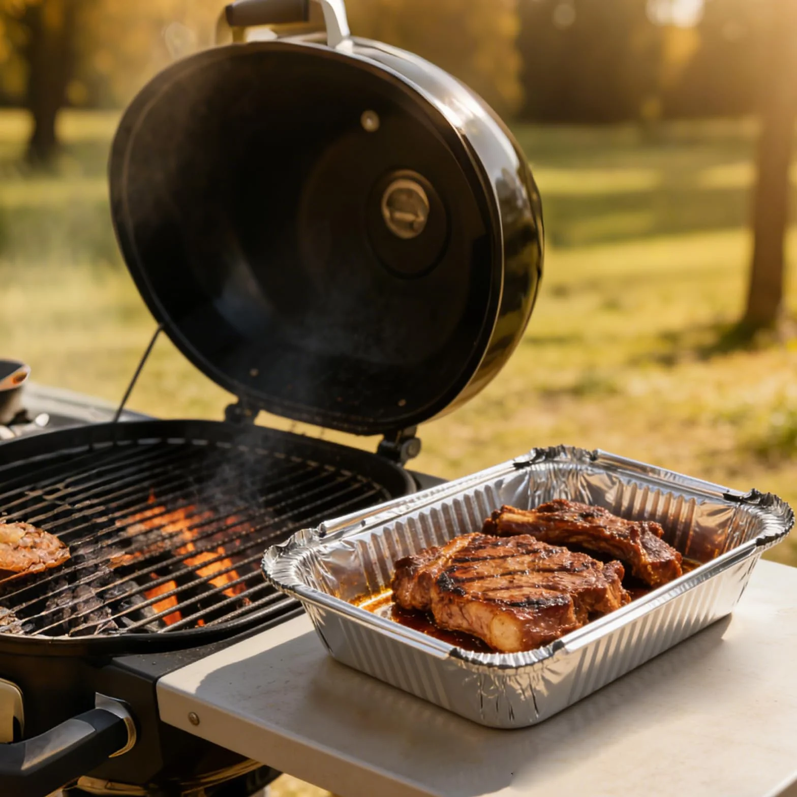 30 sztuk aluminiowych misek do grilla, 600 ml, odporne na wysokie temperatury i wielokrotnego użytku – aluminiowe tacki ociekowe z pokrywką do pieczenia i smażenia