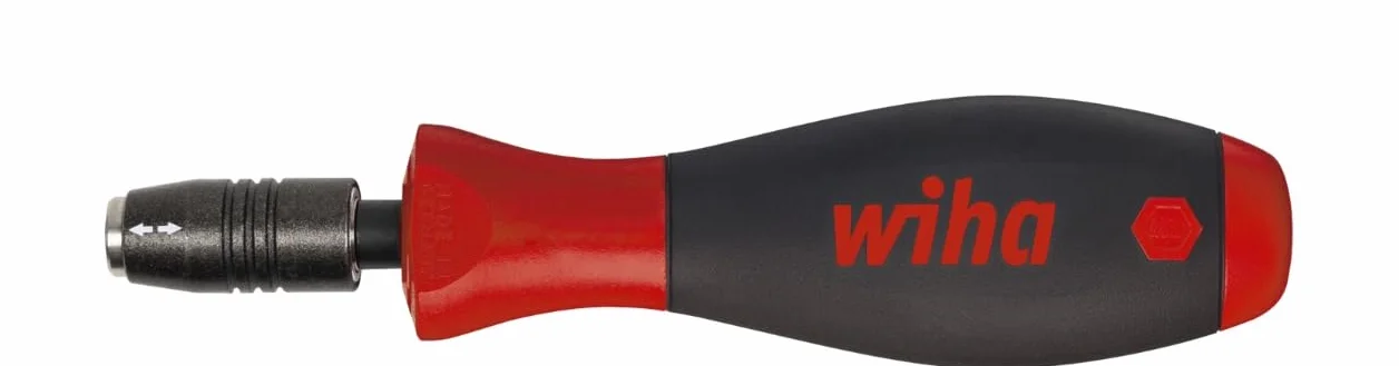 Wiha 3871403501 Wkrętak, Czarny/Czerwony, 1/4"
