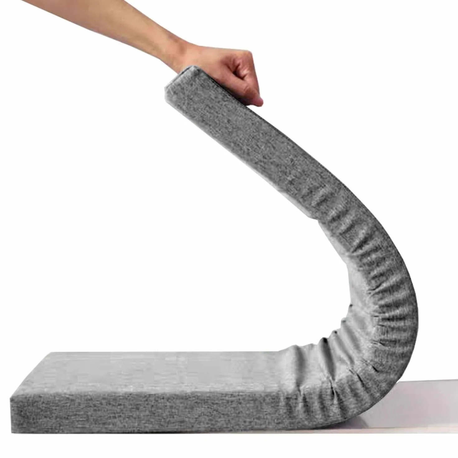 Bench Seat Cushion 120x50cm 5cm Thick 45D Foam Gray Patio Furniture