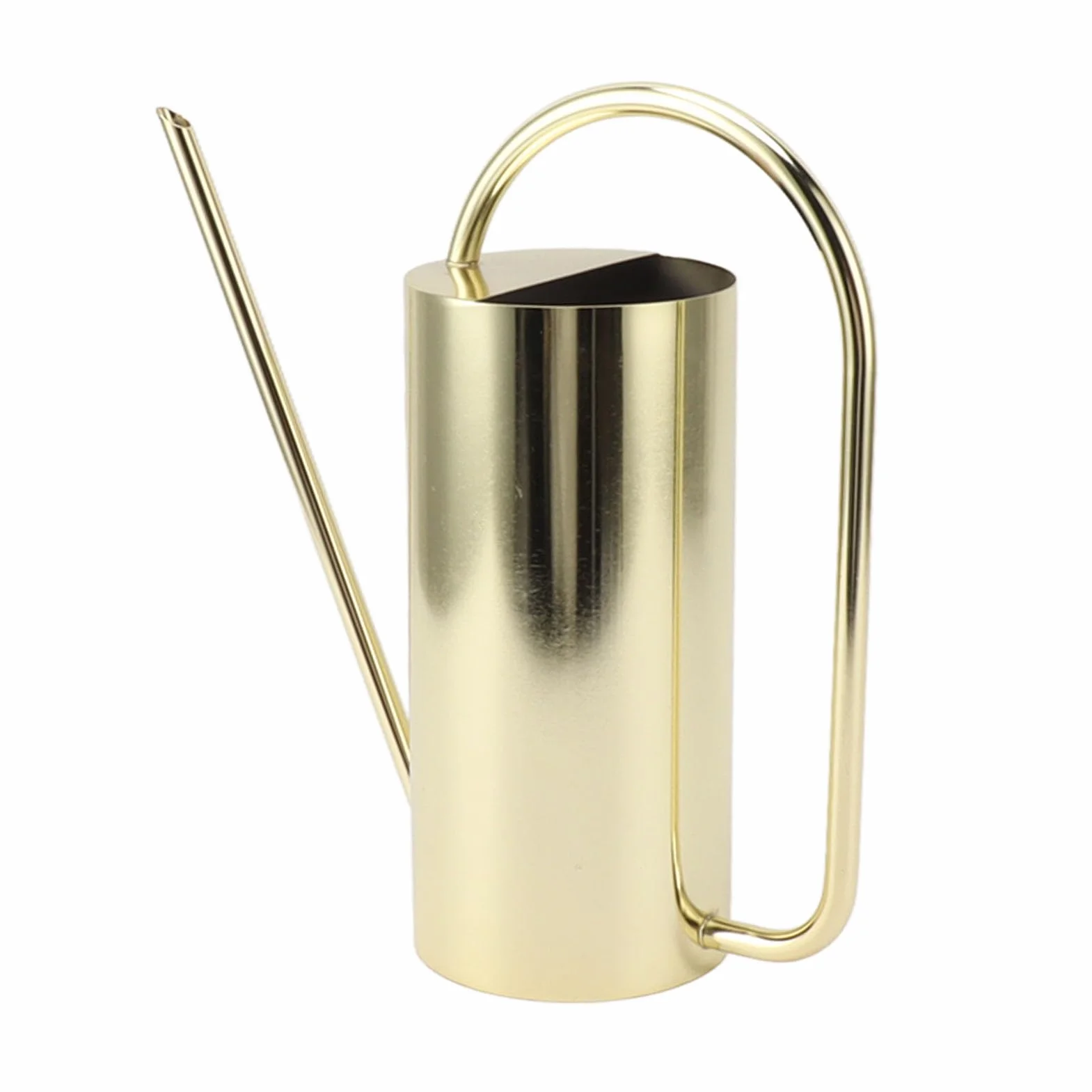 BRRNOO Konewka 1500ml Długa Wylewka do Roślin Artykuły Ogrodnicze Podlewanie Czajnika o Dużej Pojemności (GOLD)