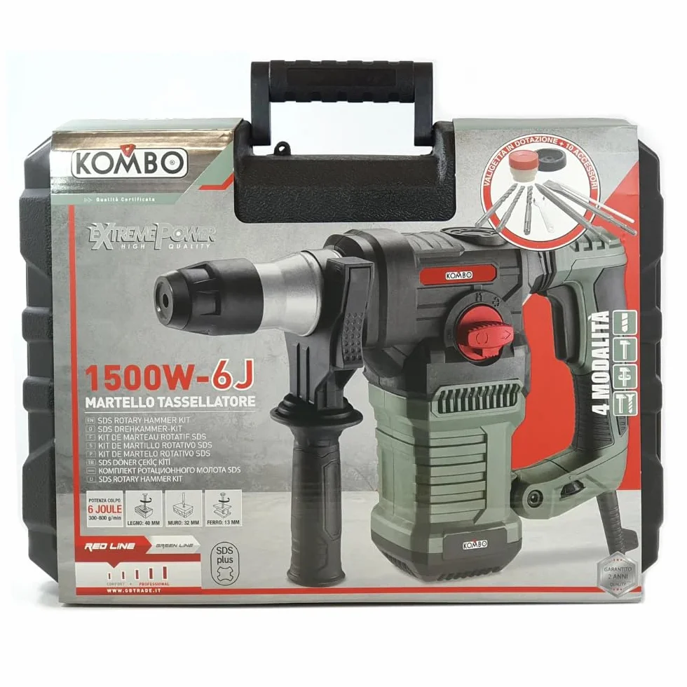 Młot Tassellator Sds-Plus 1500W Kombo
