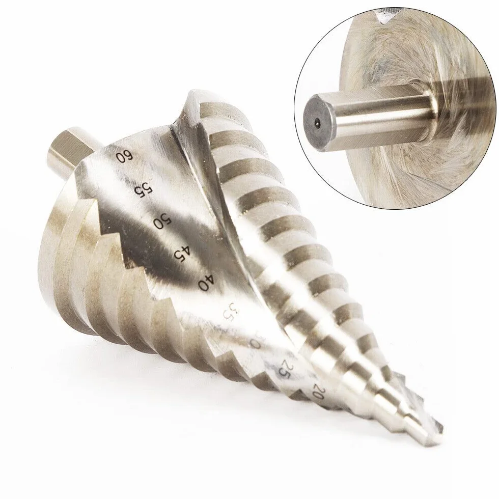 HSS wiertło stopniowe 6-60 mm HSS wiertło stożkowe do metalu, drewna, tworzywa sztucznego