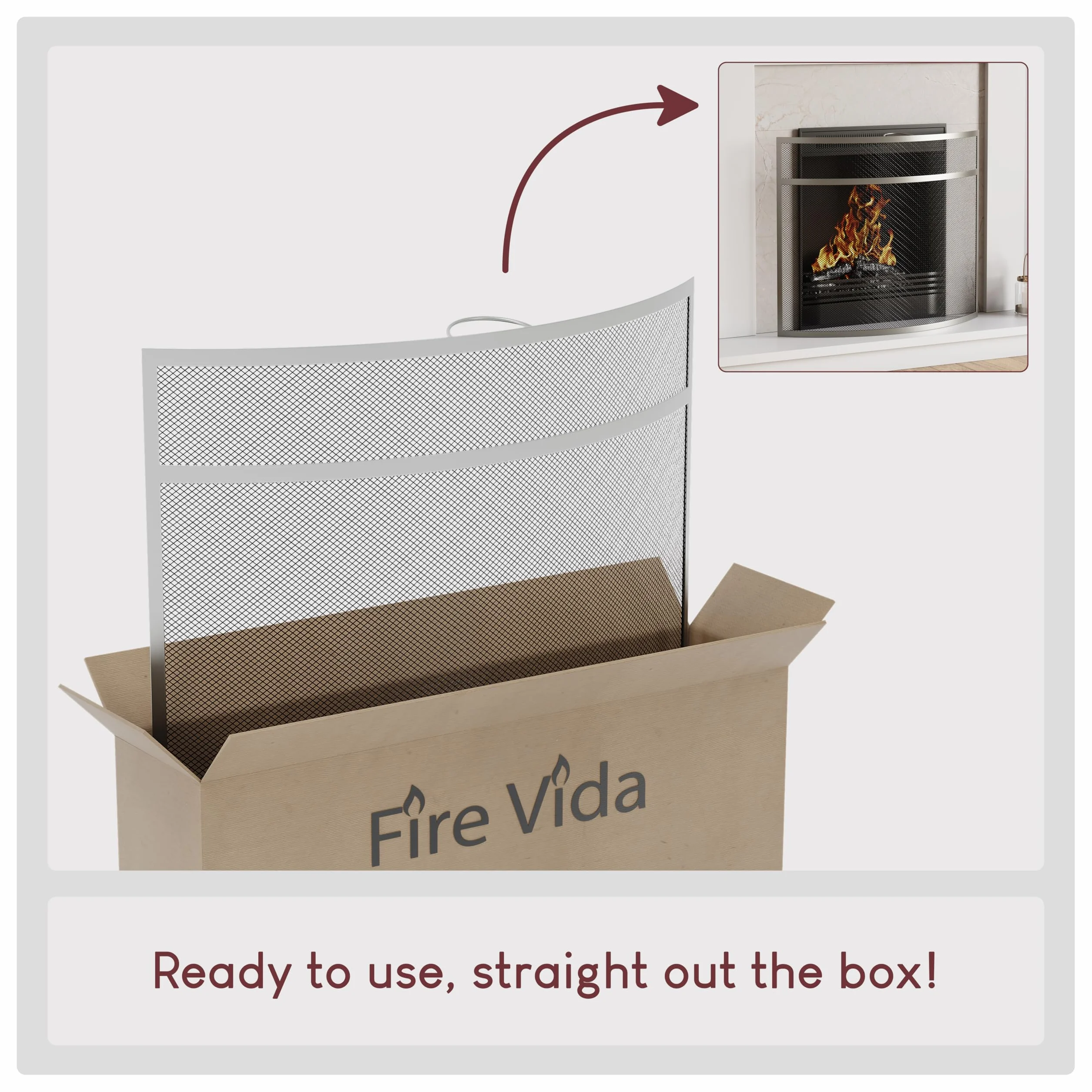 Fire Vida Osłona przeciwpożarowa, nikiel