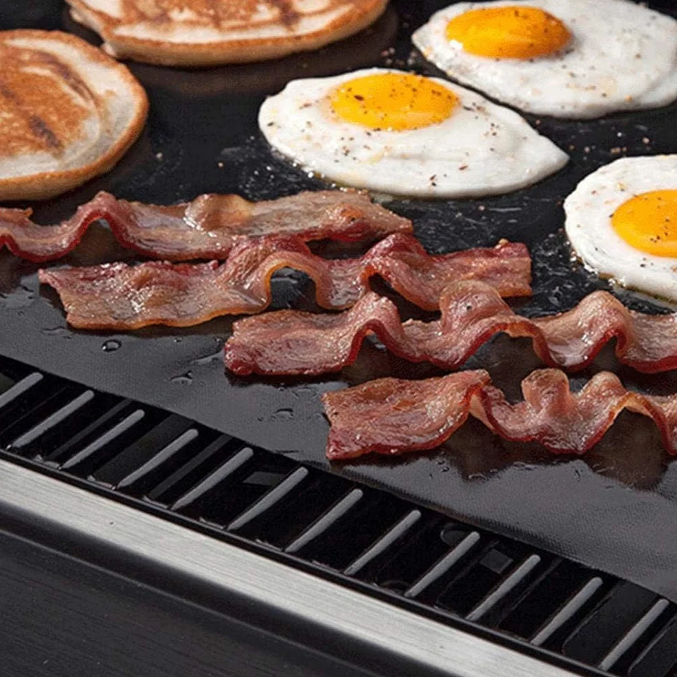 3 maty do grilla na węgiel drzewny, maty do grilla gazowego, wielokrotnego użytku, teflonowa płyta grillowa, papier do pieczenia wielokrotnego użytku, do grilla gazowego, na węgiel drzewny,