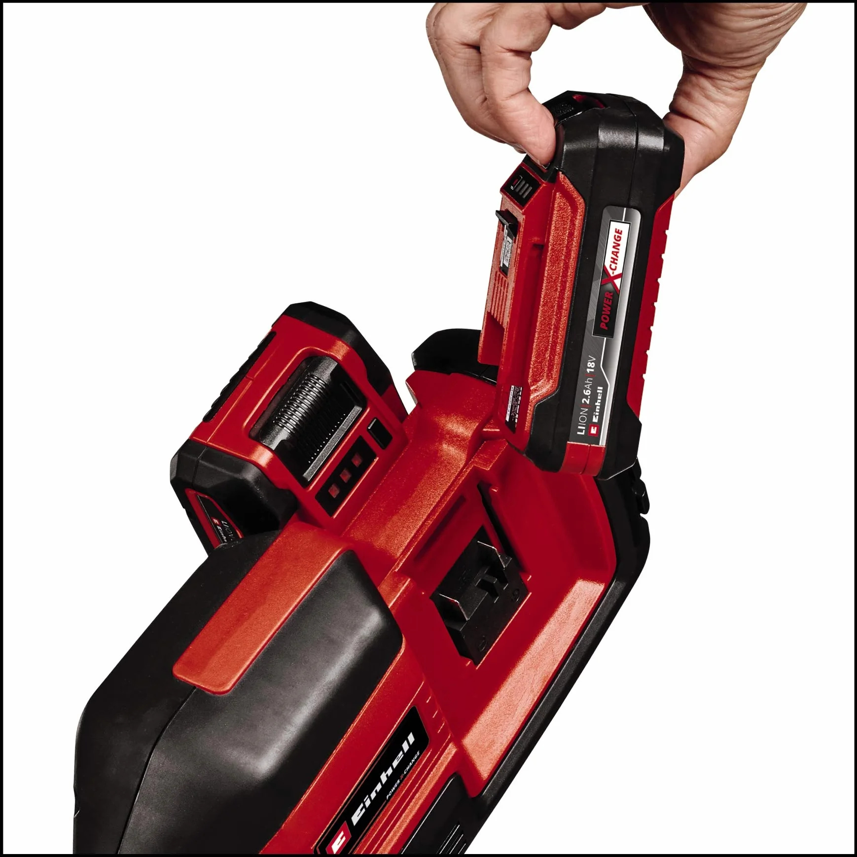 Einhell Kosiarka Akumulatorowa 2 x 18V Czerwony Czarny