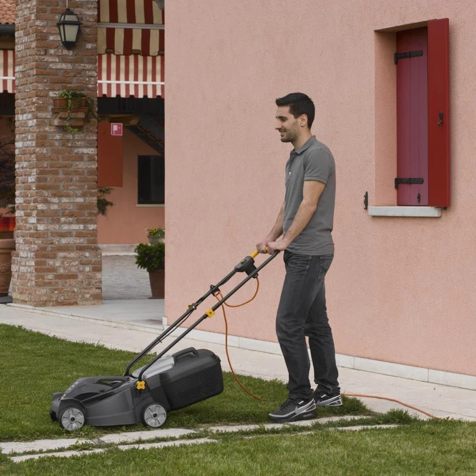 Alpina Kosiarka elektryczna BL 380 E, szerokość cięcia 38 cm, silnik 1400 W, 500 m², worek 40 l
