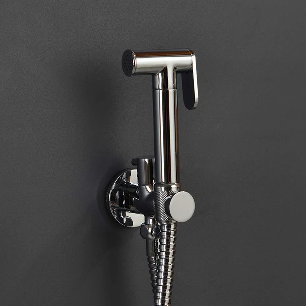 Baterie bidetowe mosiądz łazienka prysznic kran bidet toaleta opryskiwacz bidet toaleta podkładka mikser muzułmański prysznic okrągły