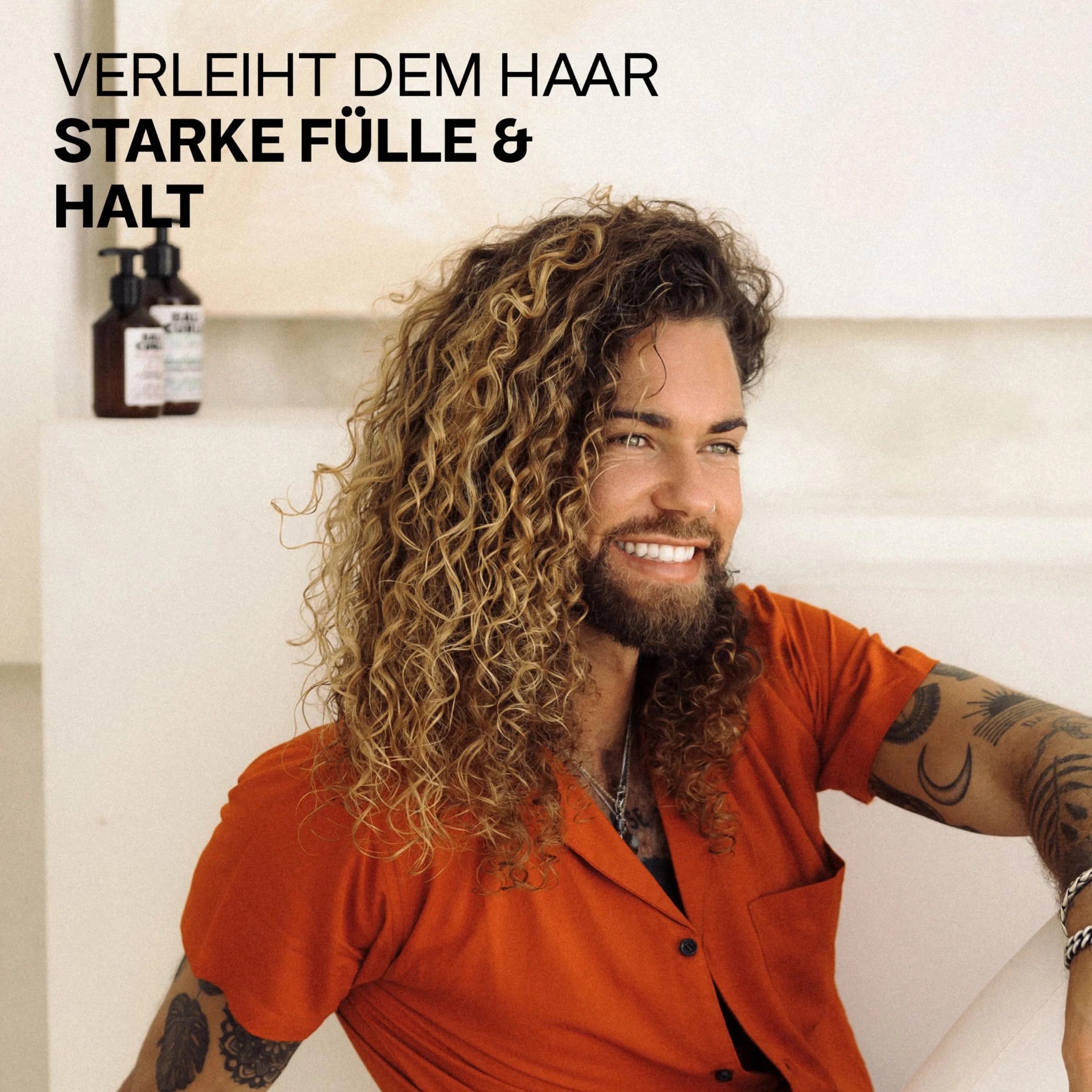Bali Curls Curl Volume Foam – lekka pianka do stylizacji loków – przewiewna pianka do włosów o dużej objętości – pianka do włosów zapewnia dodatkową przyczepność i gładkie rezultaty stylizacji – 150