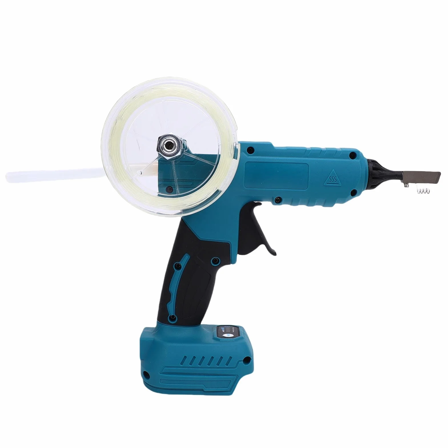 Pistolet do Klejenia Okablowania światłowodowego Pistolet do Klejenia na Gorąco ABS 428F Sztyfty 11 Mm 3 5 Minut Wstępnego Rozgrzania Port z Wycięciem i Szczelina Wylotowa światłowodu