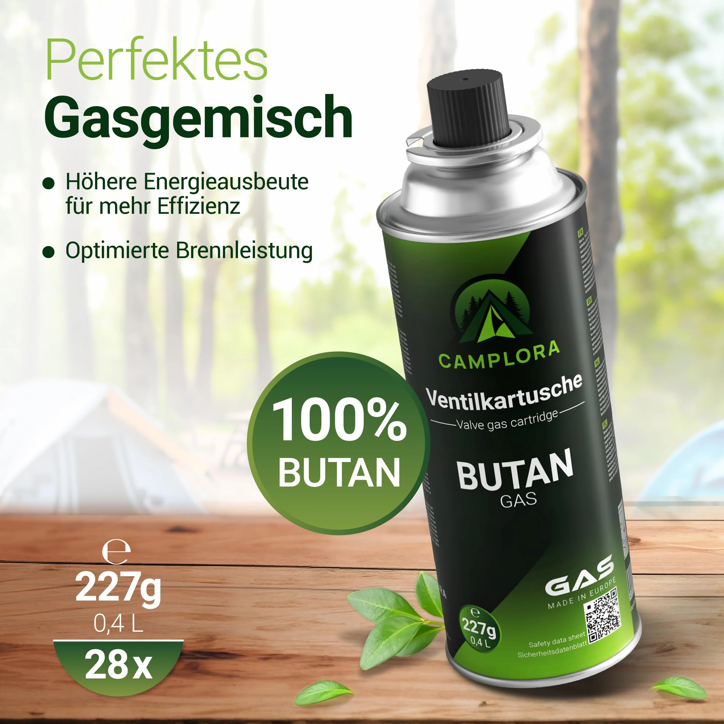 Butan naboje gazowe MSF-1a 28 x 227 g do grilla, lampy lutowniczej, kuchenki gazowej