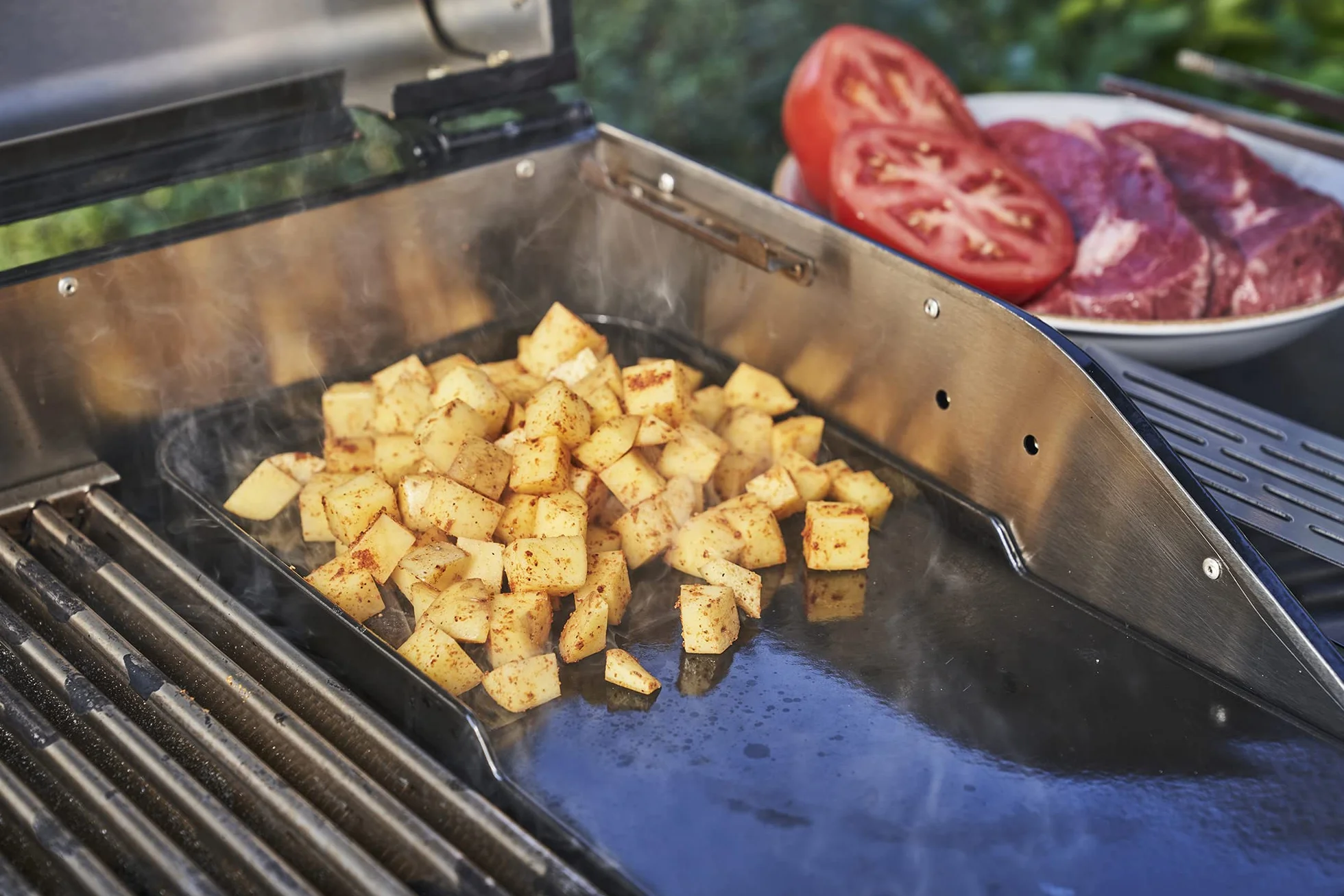 Char-Broil 140119 Griddle do grilla elektrycznego Smart-E, stal węglowa, czarna