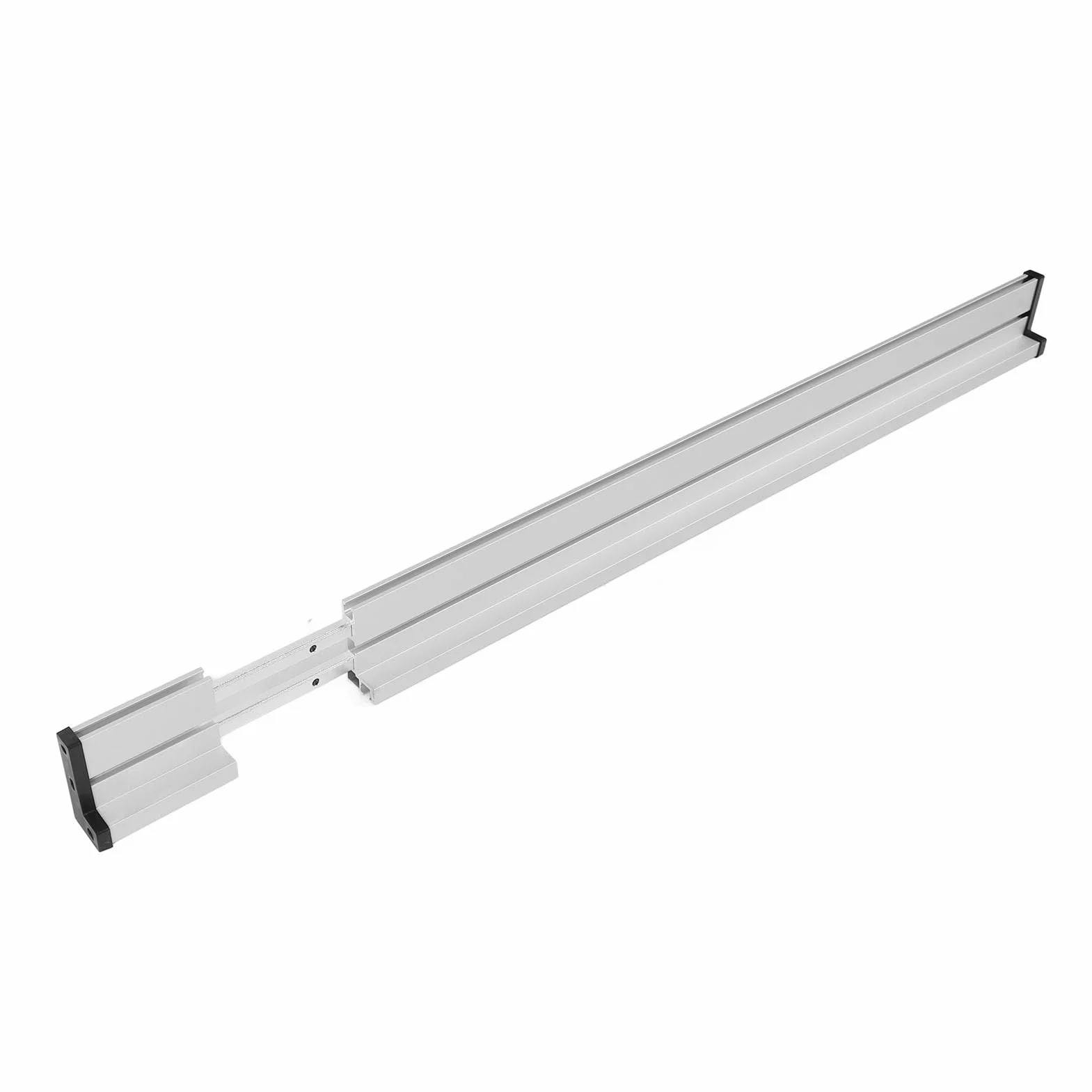 Piła Stołowa, Prowadnica Ukośna, 900-1260 Mm, Teleskopowa Prowadnica T, Flip Stop, Płot Przedłużający ze Stopu Aluminium, Listwa Ukośna do Obróbki Drewna do Stołu Routera