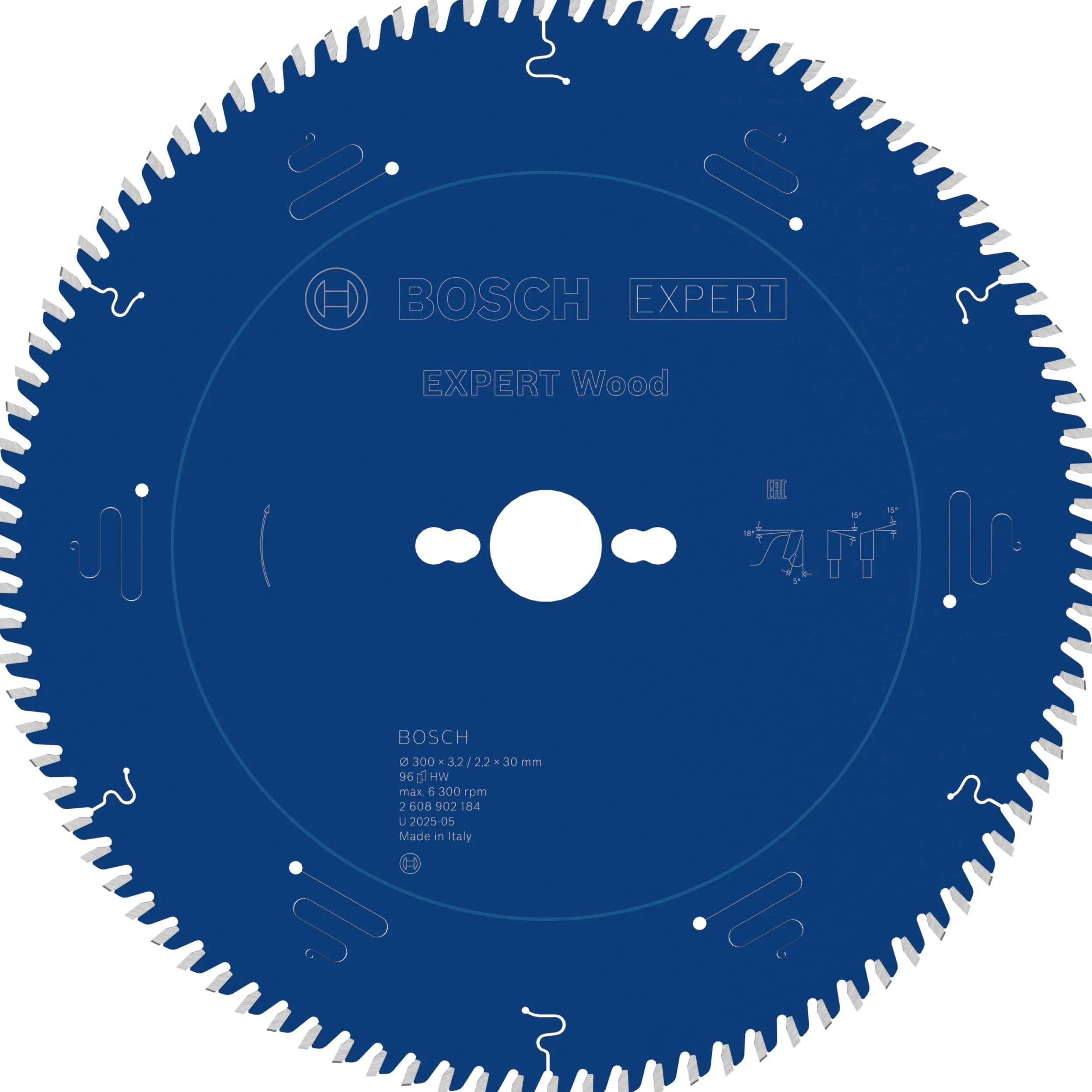Bosch 1x Tarcza pilarska EXPERT Wood (do Miękkie drewno, Ø mm, Professional Akcesoria Przewodowa stołowa pilarka tarczowa)