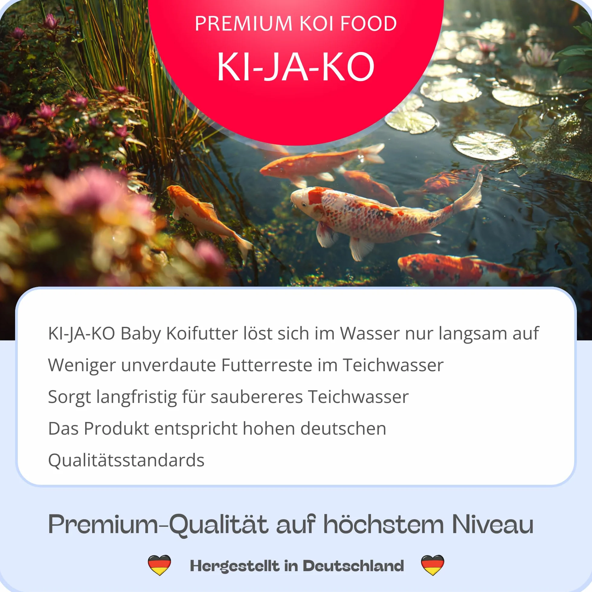 Karma dla niemowląt koi 500 g 2 mm bogata w białko rybne i roślinne