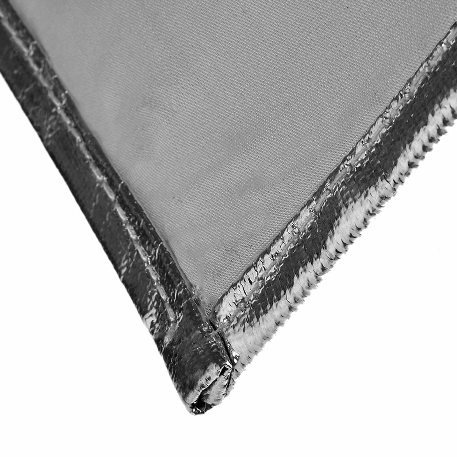 KUIDAMOS Fartuch odporny na ciepło, Fartuch aluminiowy 1000 ° C Odporny na ciepło Styl Koronki Trwały Promieniowanie Termiczne do użytku w pracy