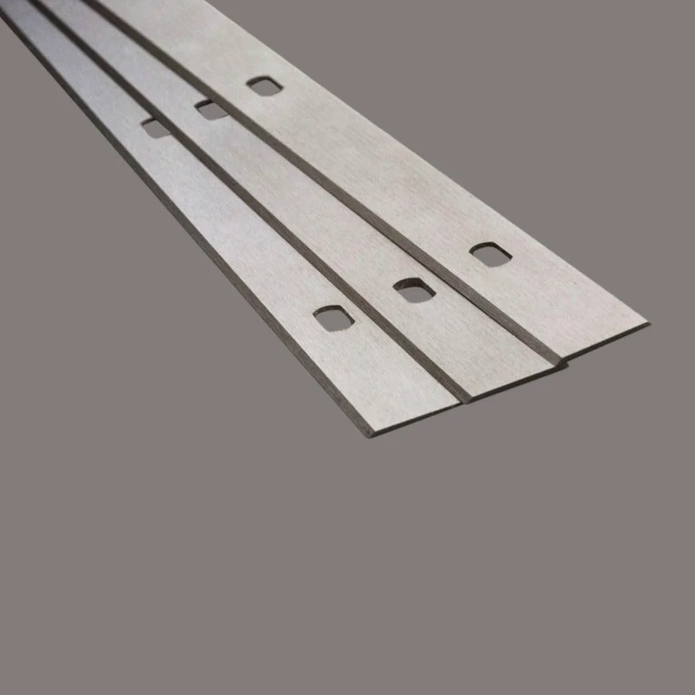 Zestaw noży systemowych, 12 sztuk, niemiecka jakość, 161 × 18,6 x 1 mm – 2 otwory 140 mm odstęp między otworami