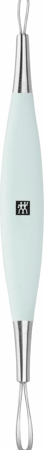 ZWILLING Narzędzie do usuwania wągrów (delikatne i higieniczne usuwanie drobnych zanieczyszczeń skóry, dwa rozmiary pętli, miękki w dotyku uchwyt), premium, miętowy