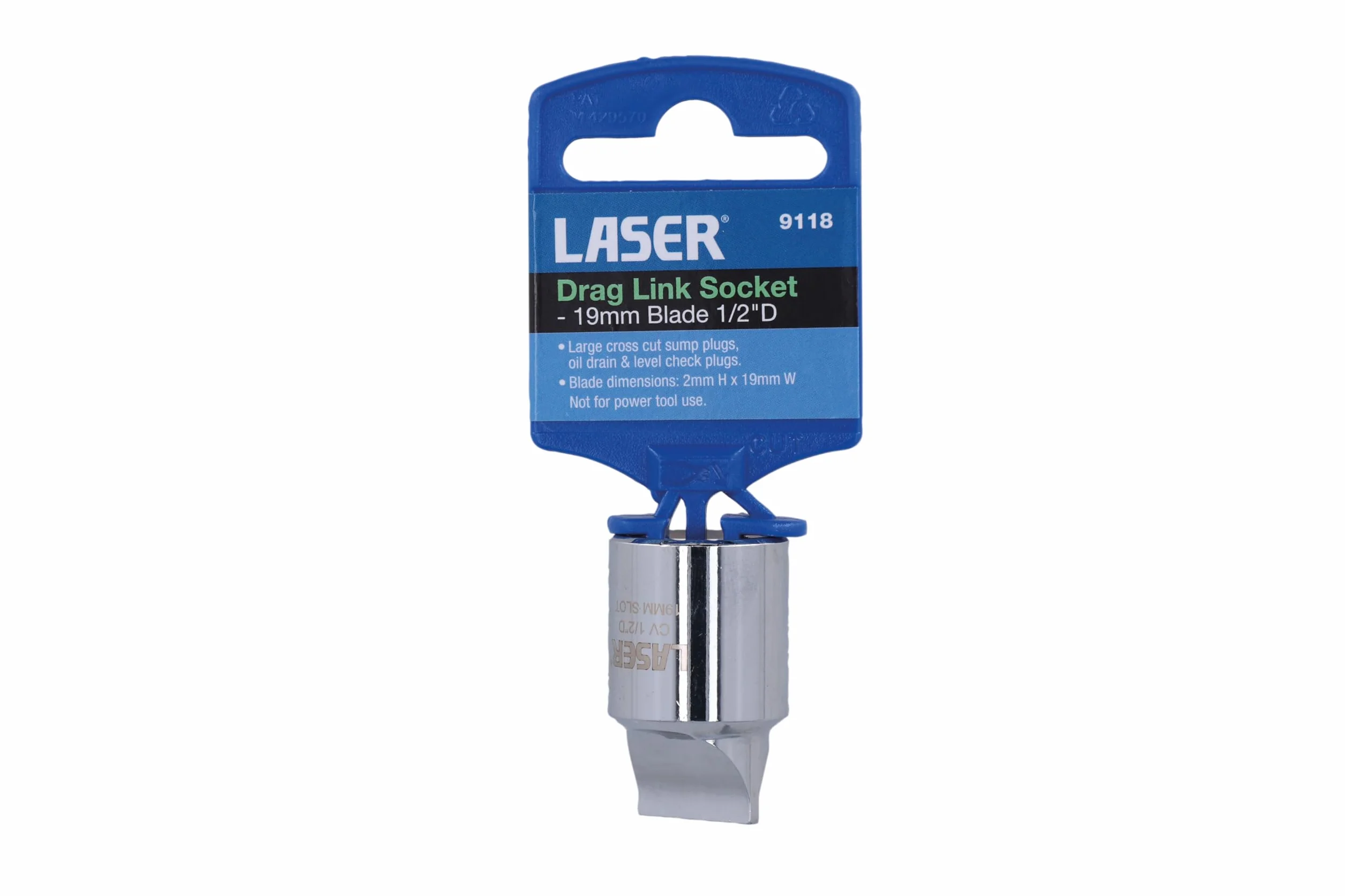 Laser 9118 Drag Link Socket - 19 mm Blade 1/2" D