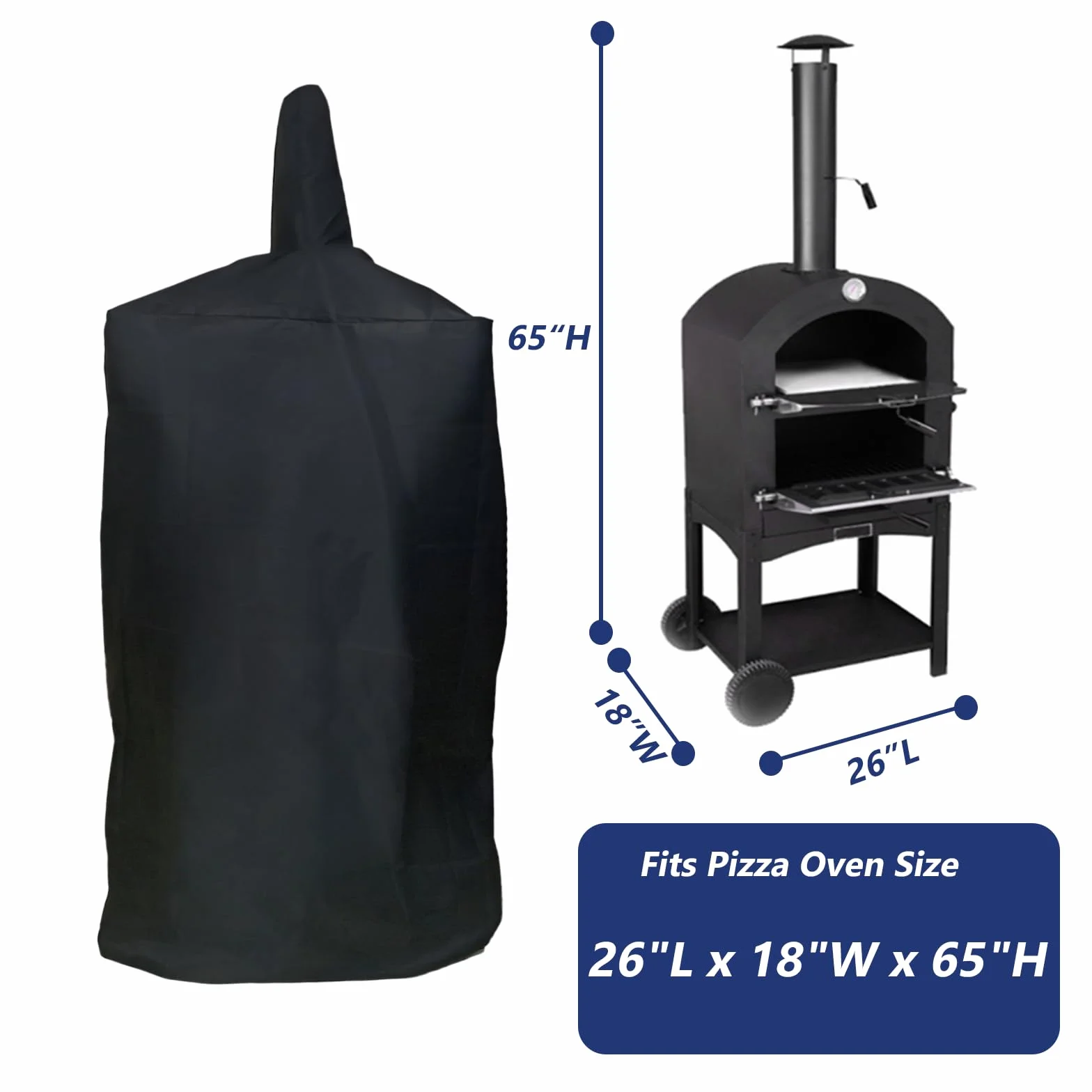 Pokrowiec na piec do pizzy wodoodporny 600D Oxford