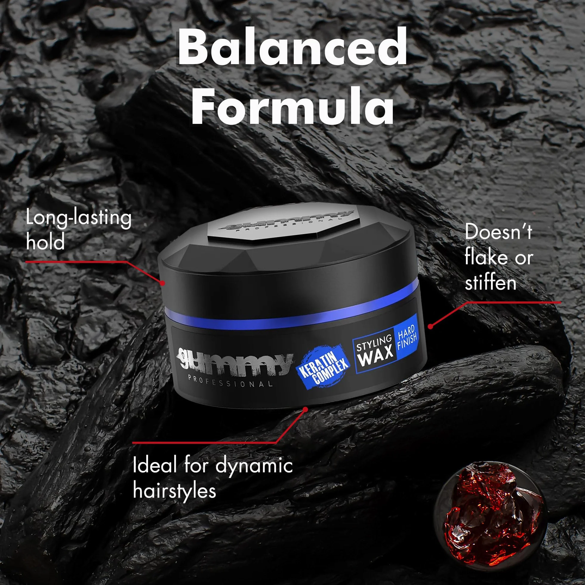Gummy Wosk do stylizacji twarde wykończenie 150 ml