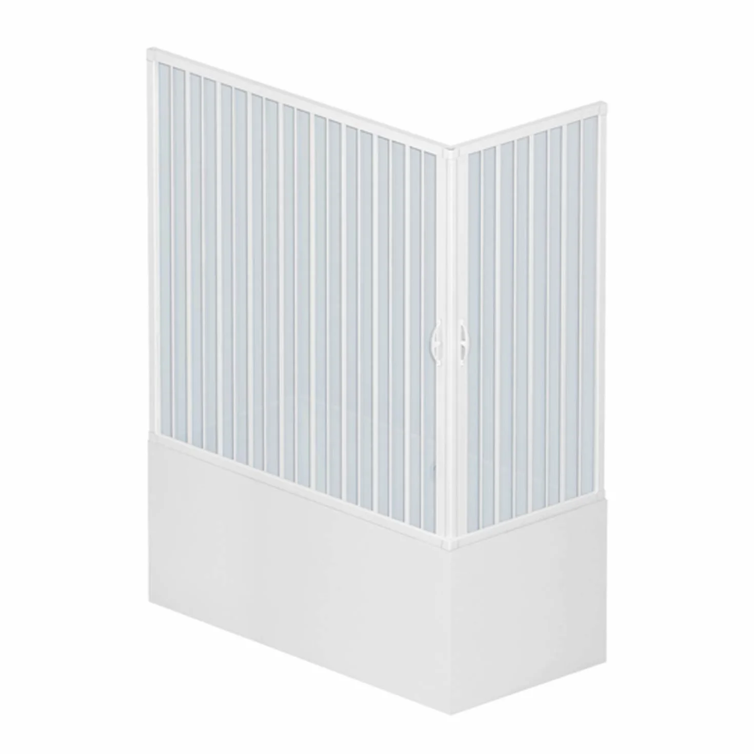 Prysznic kąpielowy z tworzywa sztucznego PCW 700 x 1600 mm mod. Nadia z centralnym otworem