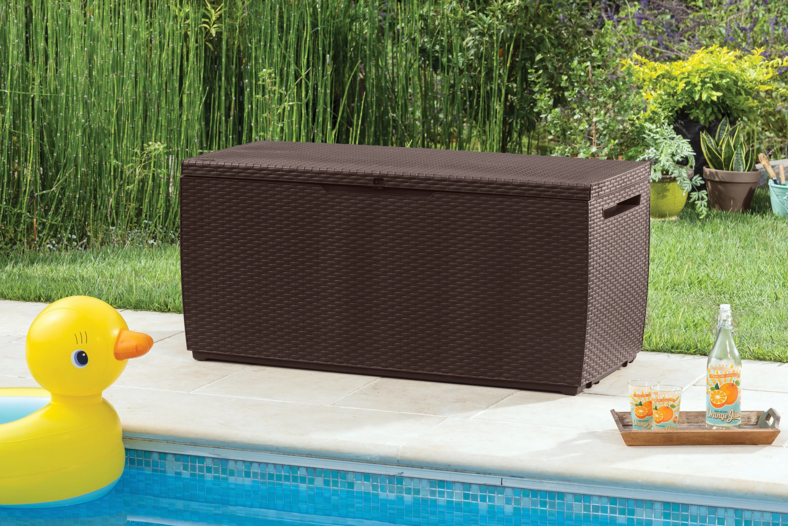 Keter Capri Skrzynia Ogrodowa 305L Brązowy 123x53.5x57 cm