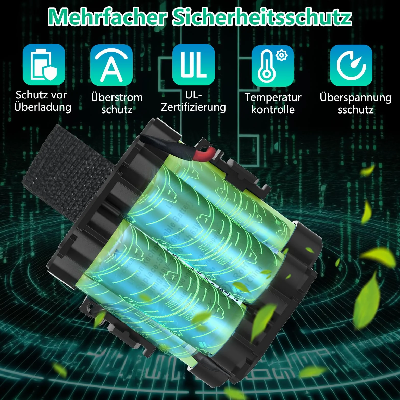 Homesuit 18 V 3500 mAh akumulator litowy, kompatybilny z kosiarką Gardena R80Li R75Li R70Li R50Li R45Li R40Li R38Li Husqvarna, automatyczna kosiarka 105, 305, 308, 308 x Flymo 1200R