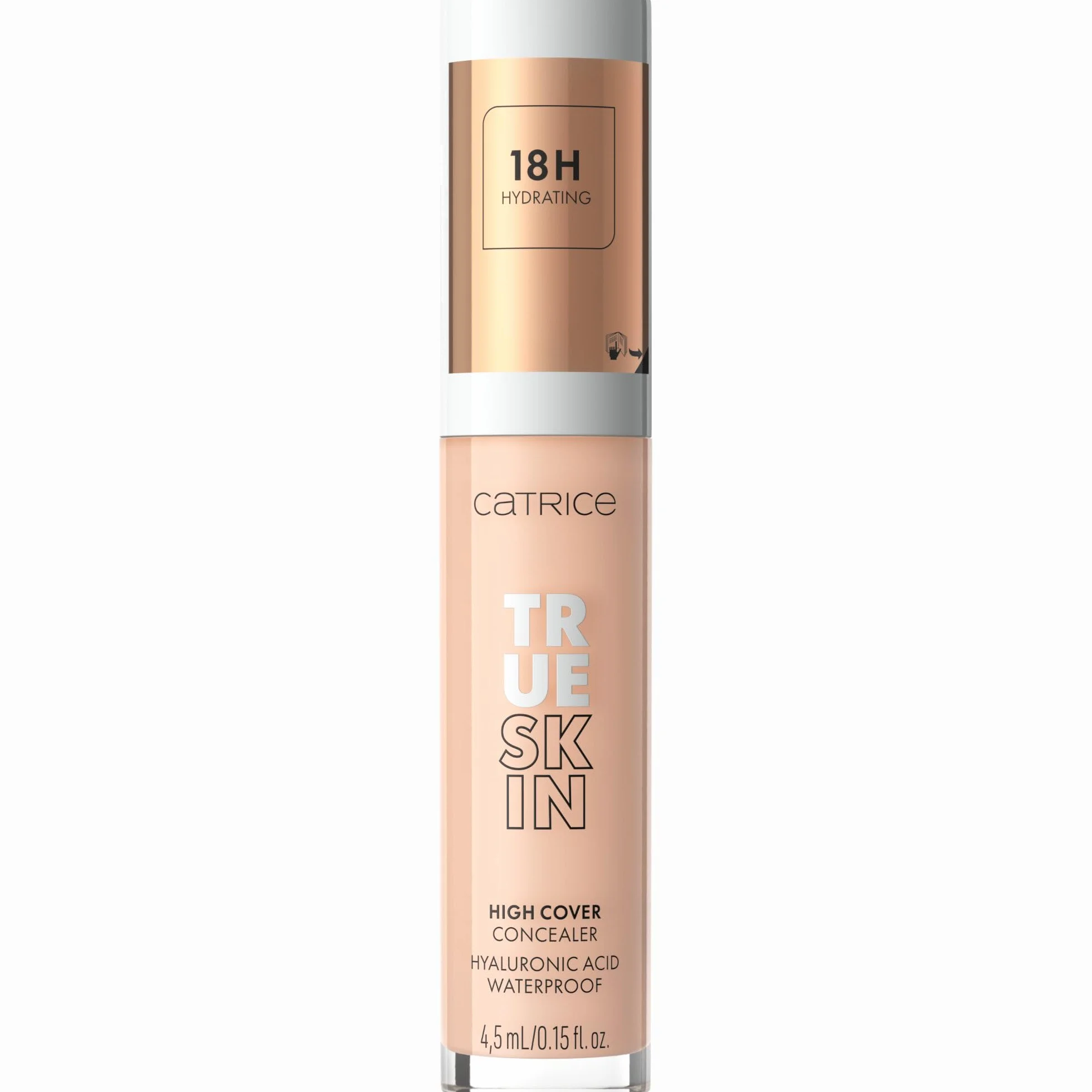 Catrice Korektor True Skin High Cover, zapobieganie wypryskom, nawilżanie, długotrwały, naturalny, matowy (4.5ml)