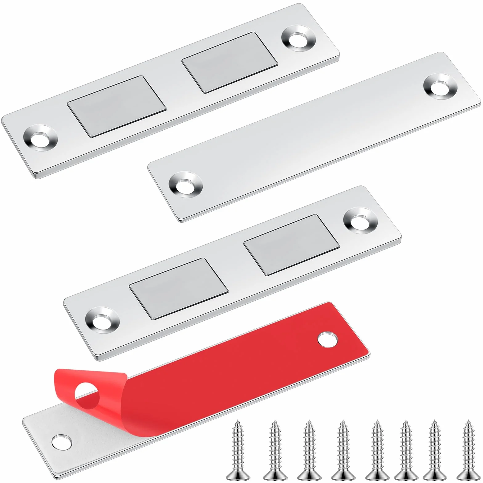 Romon Szafka magnetyczna Catch-2 szt. Catch, srebrny, 2 sztuki