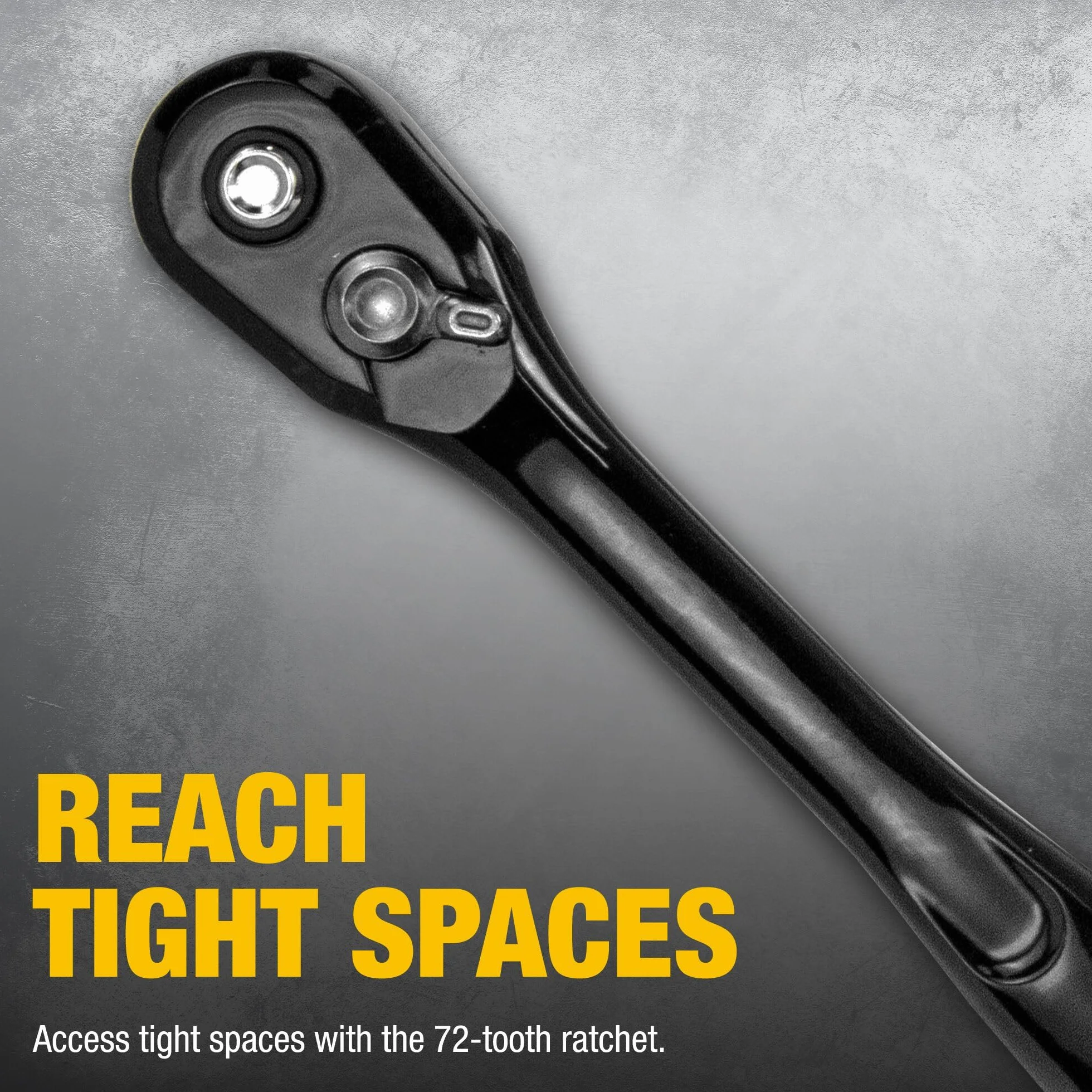 DEWALT Zestaw nasadek udarowych z grzechotką, napęd metryczny/SAE, 1/5.1 cm, 23-częściowy zestaw z etui (DWMT74739)