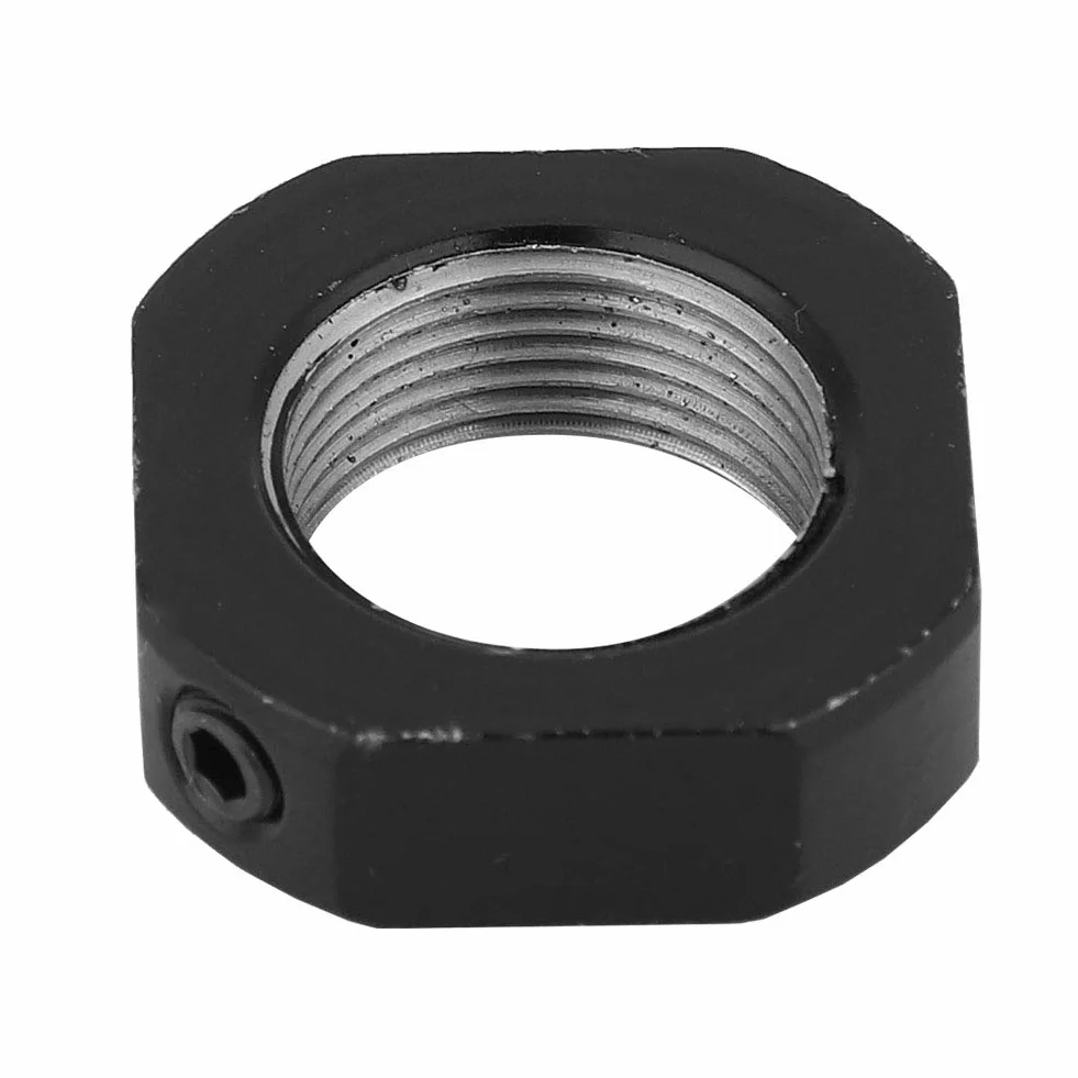 Metalowa nakrętka zamkowa wysoka dokładność wbudowana mosiężna podkładka śruby kulowe akcesoria (M12 x 1 mm)