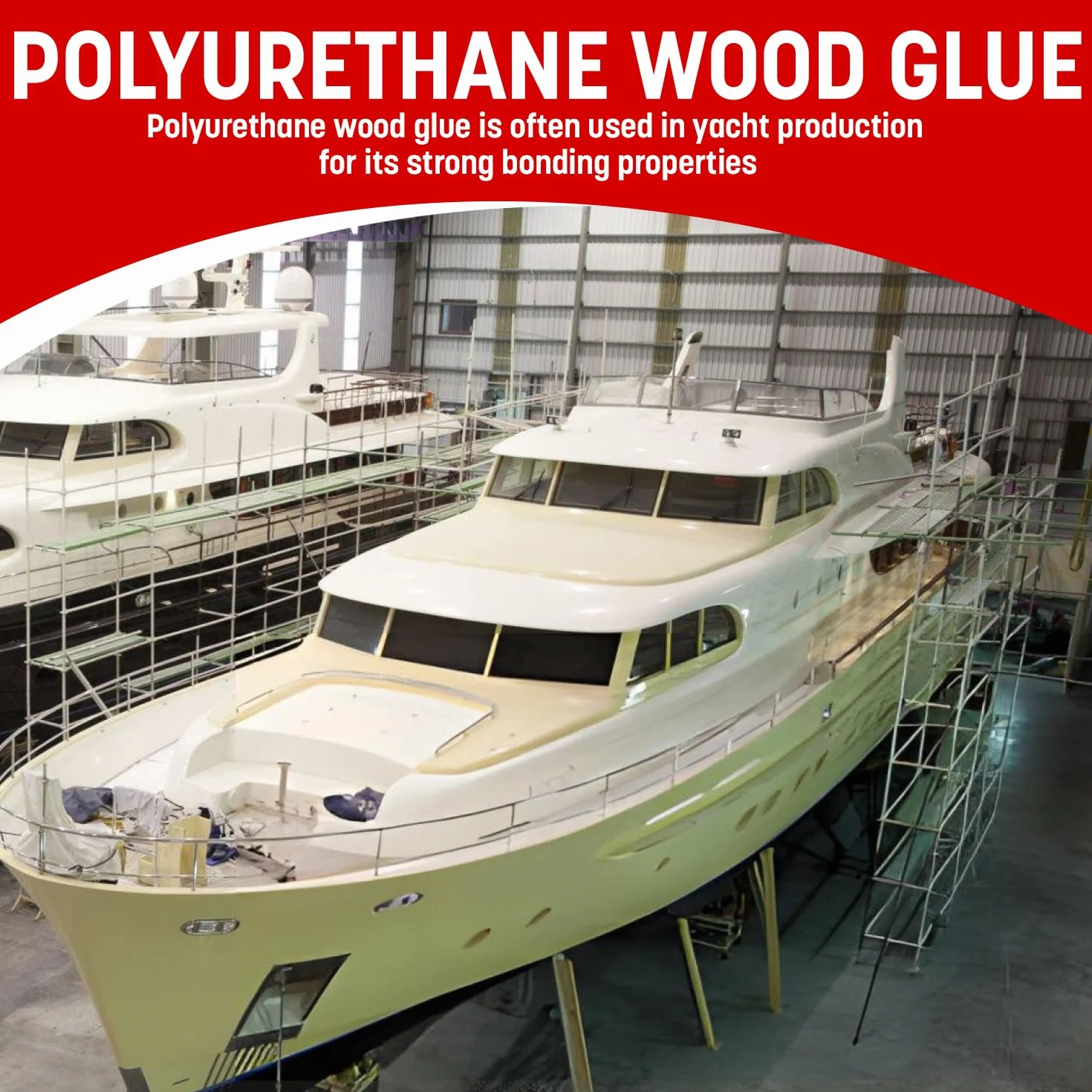 Wolfix Klej Do Drewna Wodoodporny D4 500g - Błyskawiczny, Bardzo Mocny Do Metalu i PUR, PCW, Montażowy, Majsterkowania - Szybkoschnąca Masa Szpachlowa W Płynie