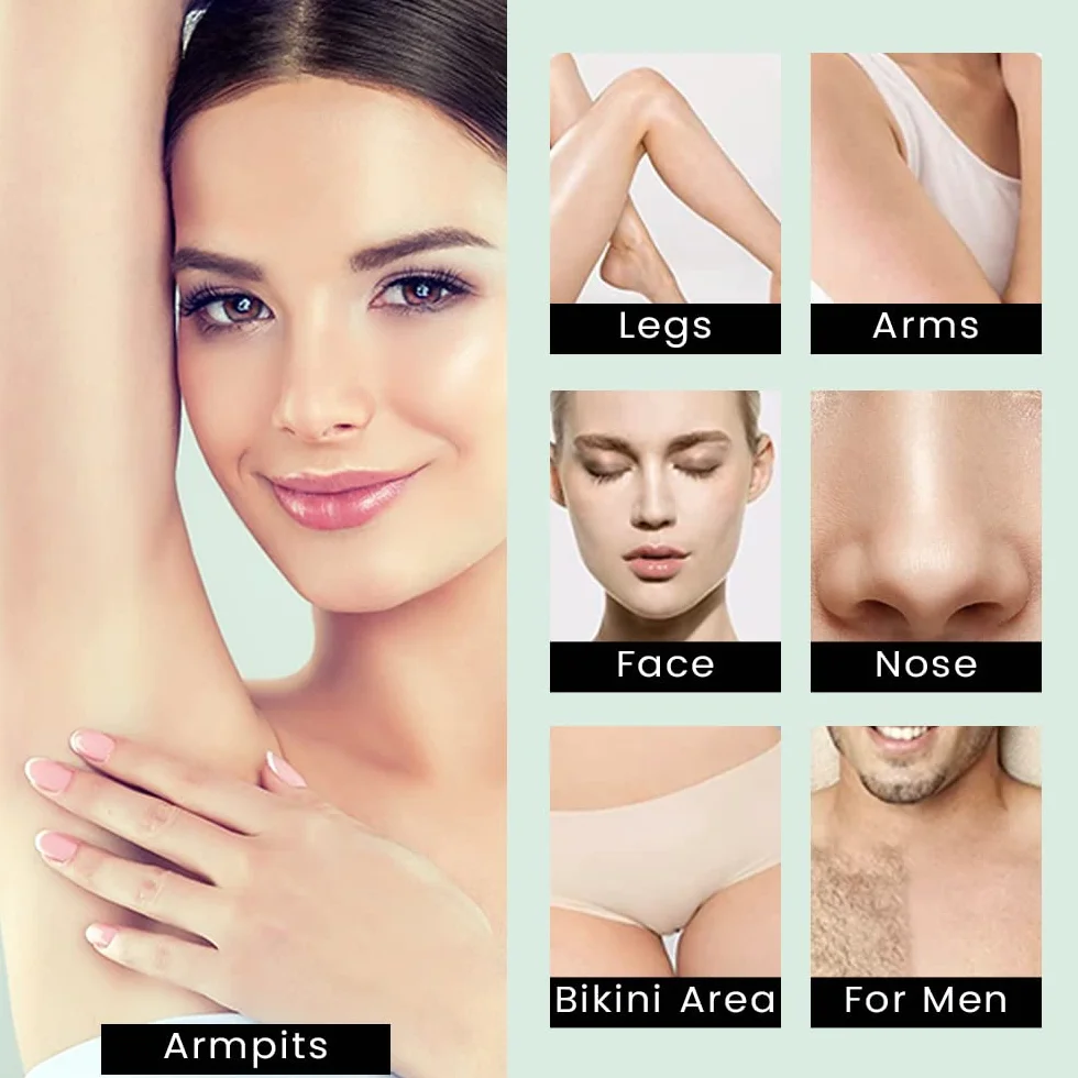 Waxer II Deluxe zestaw wosków dla kobiet i mężczyzn, nieklejący, powlekany teflonem – podgrzewacz do usuwania włosów, w zestawie 600 g pereł woskowych, 30 szpatułek, rękawiczek, pęsety (Waxer II