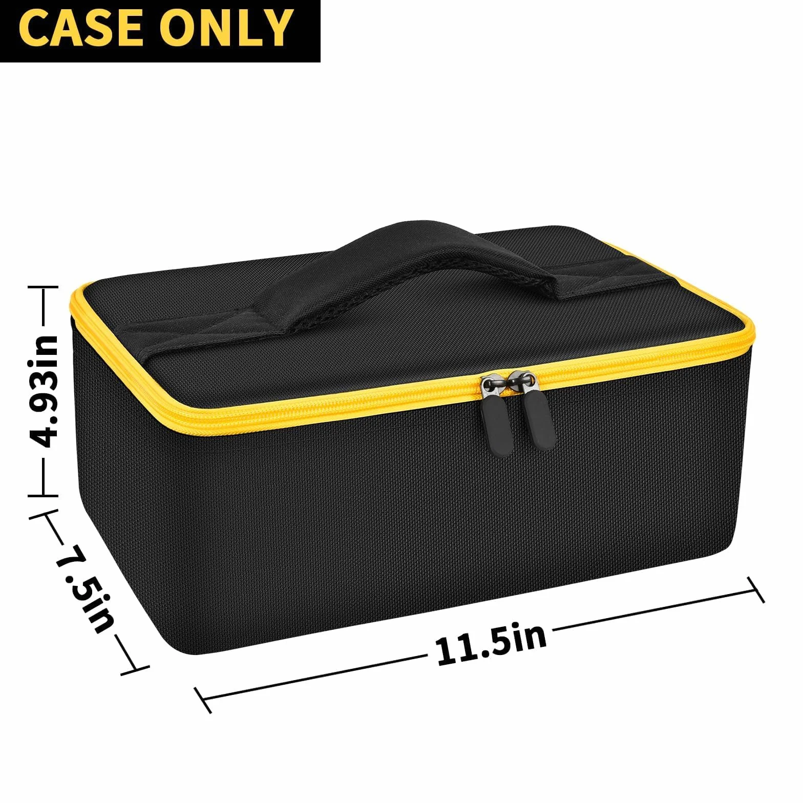 Torba kompatybilna z DEWALT 20 V MAX narzędzie odcinające 3 w 1 bezszczotkowe (DCS438B), etui do przechowywania, organizer na ładowarkę, baterie, koło tnące i inne akcesoria (tylko pudełko)