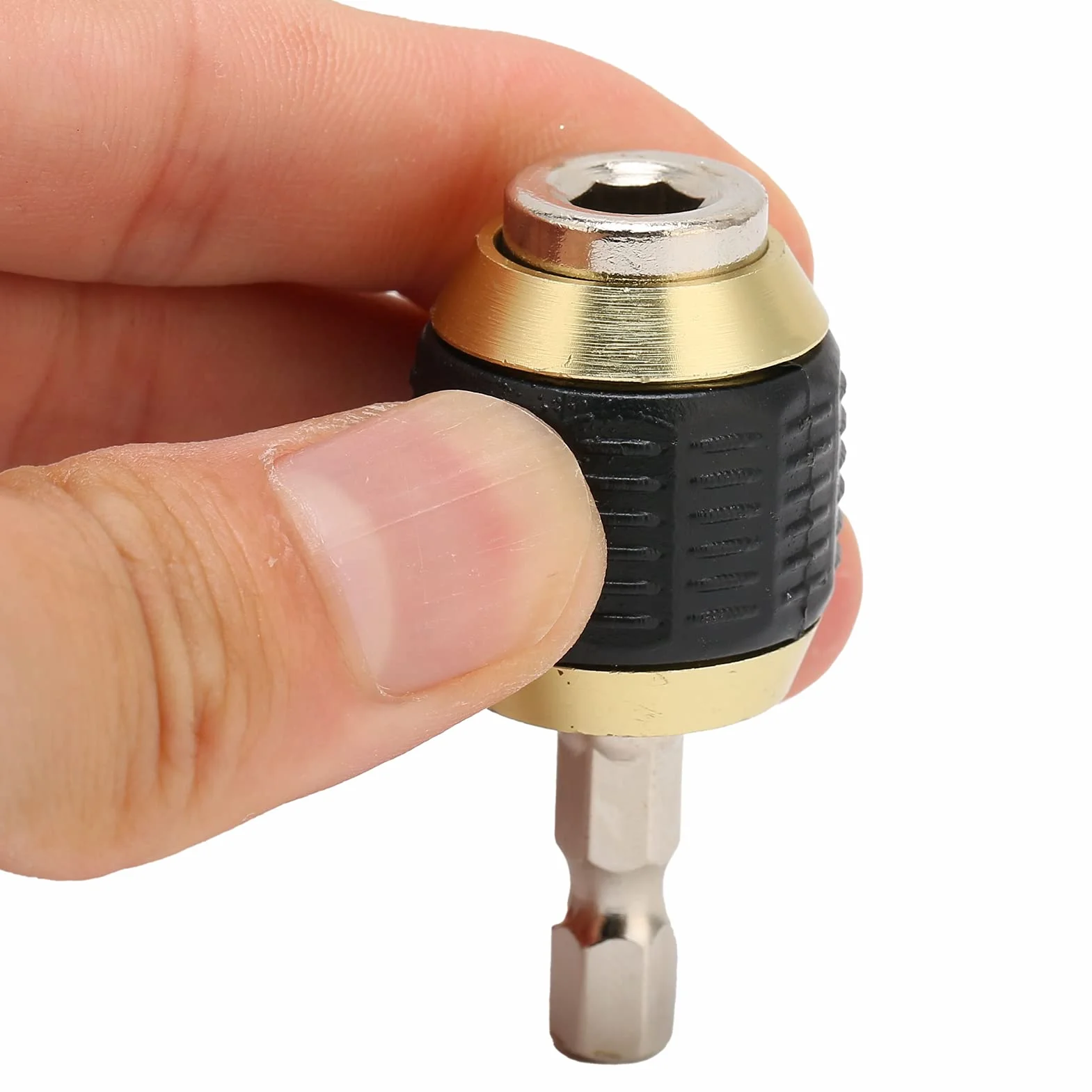Uchwyt Wiertarski Pop? Up ze Stali Nierdzewnej Hex 1/4 Cala Metalowy Adapter do śrubokręta Akcesoria do Wiertarki Elektrycznej