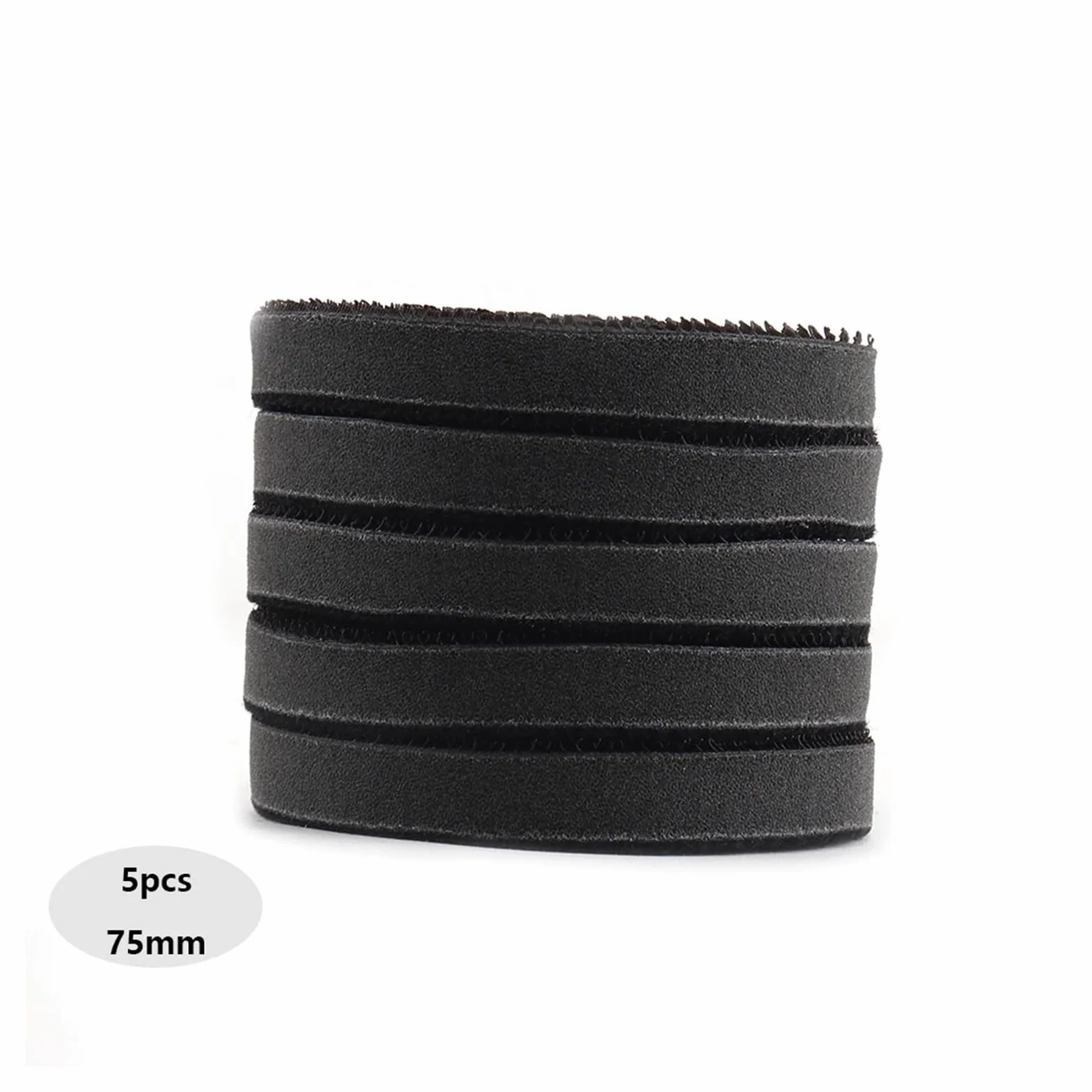 Polerująca tarcza szlifierki stołowej, 5 szt. 2/3-calowych miękkich gąbek z rzepem, podkładka szlifierska, tarcza polerska do szlifierki(5pcs 3inch)
