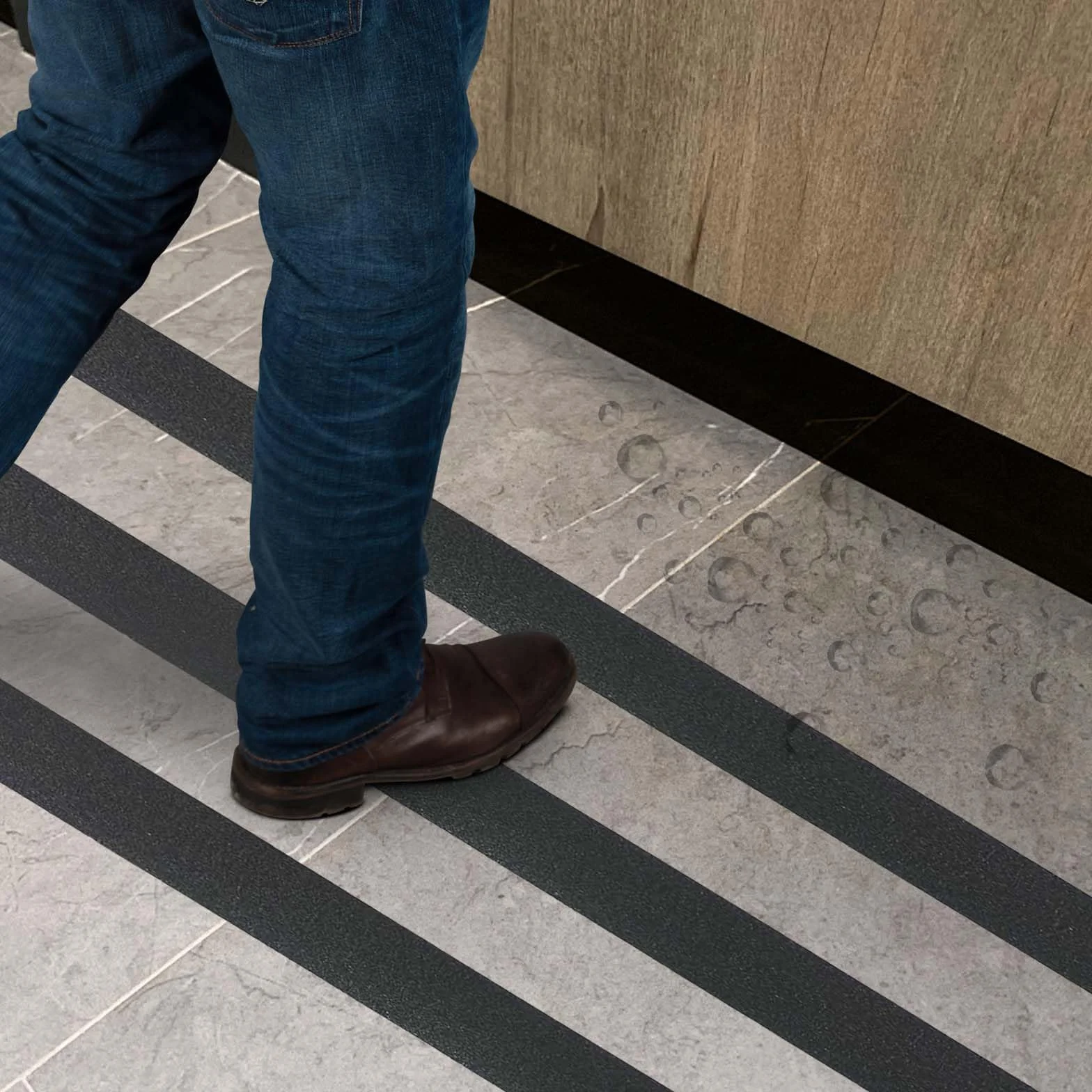 WELSTIK Antypoślizgowa taśma klejąca, silne zabezpieczenie kleju, do użytku wewnątrz i na zewnątrz, 5 cm x 5 m