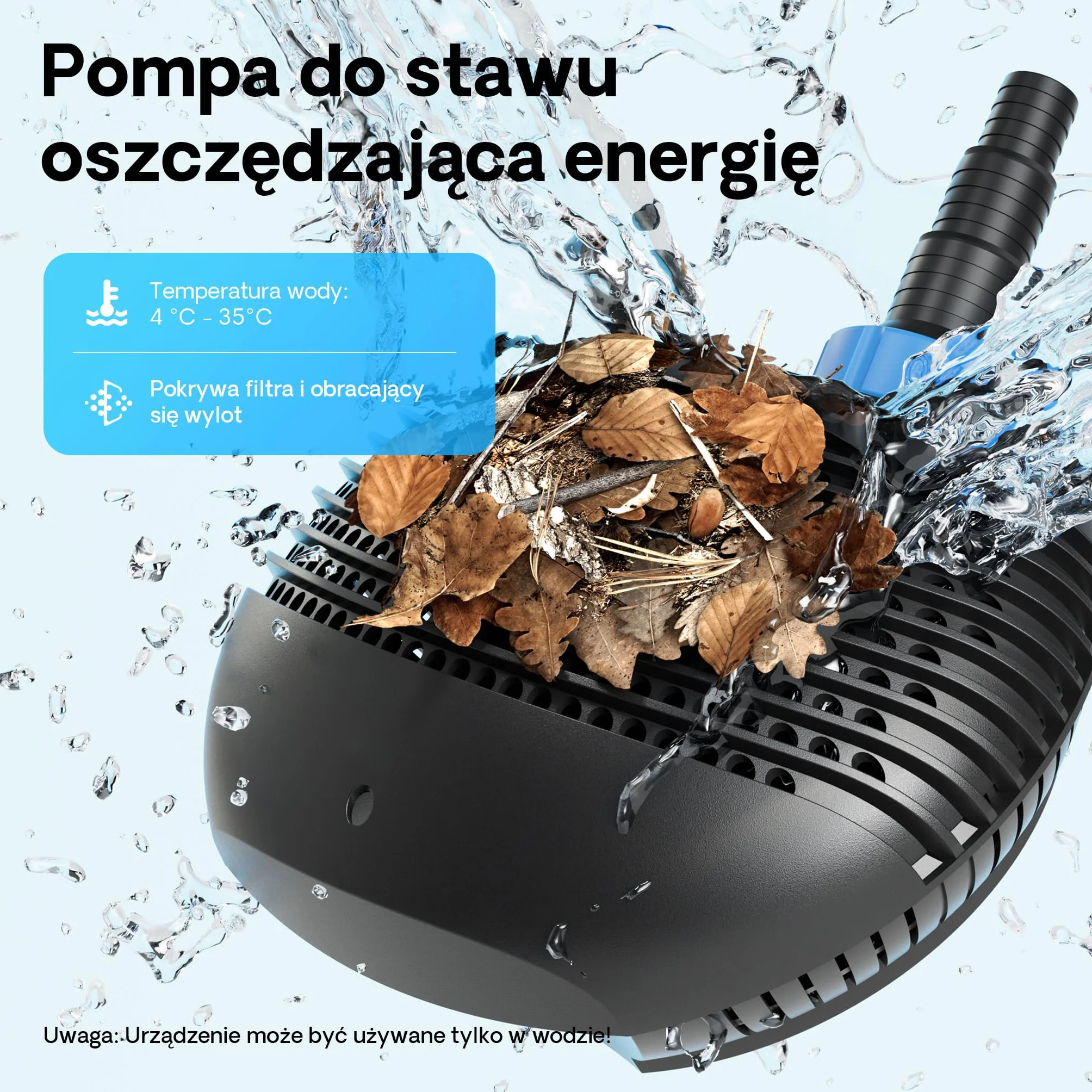 SunSun CTF-8000 SuperECO Pompa wodna do stawu 8000l/h 70 W
