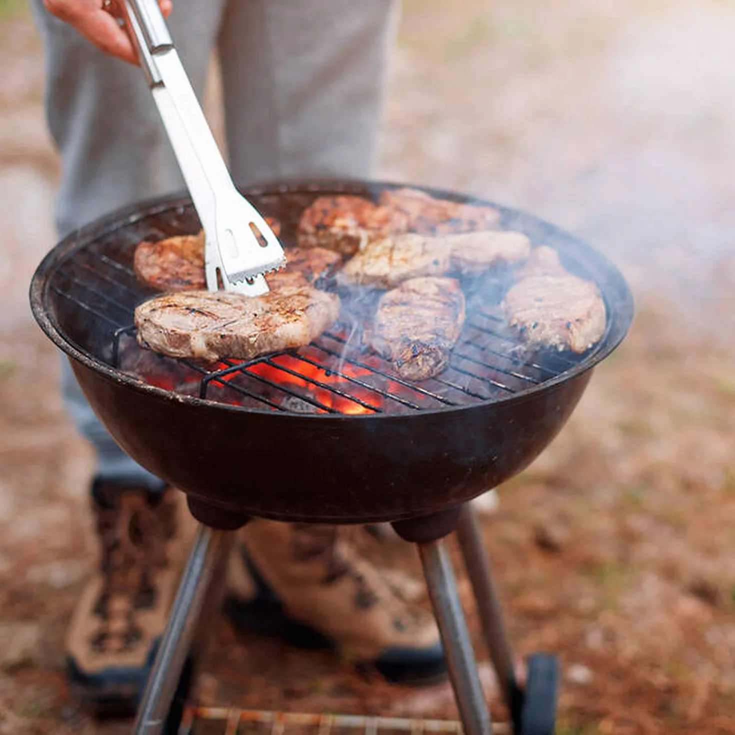 Zestaw przyborów do grillowania ze stali nierdzewnej 9 sztuk